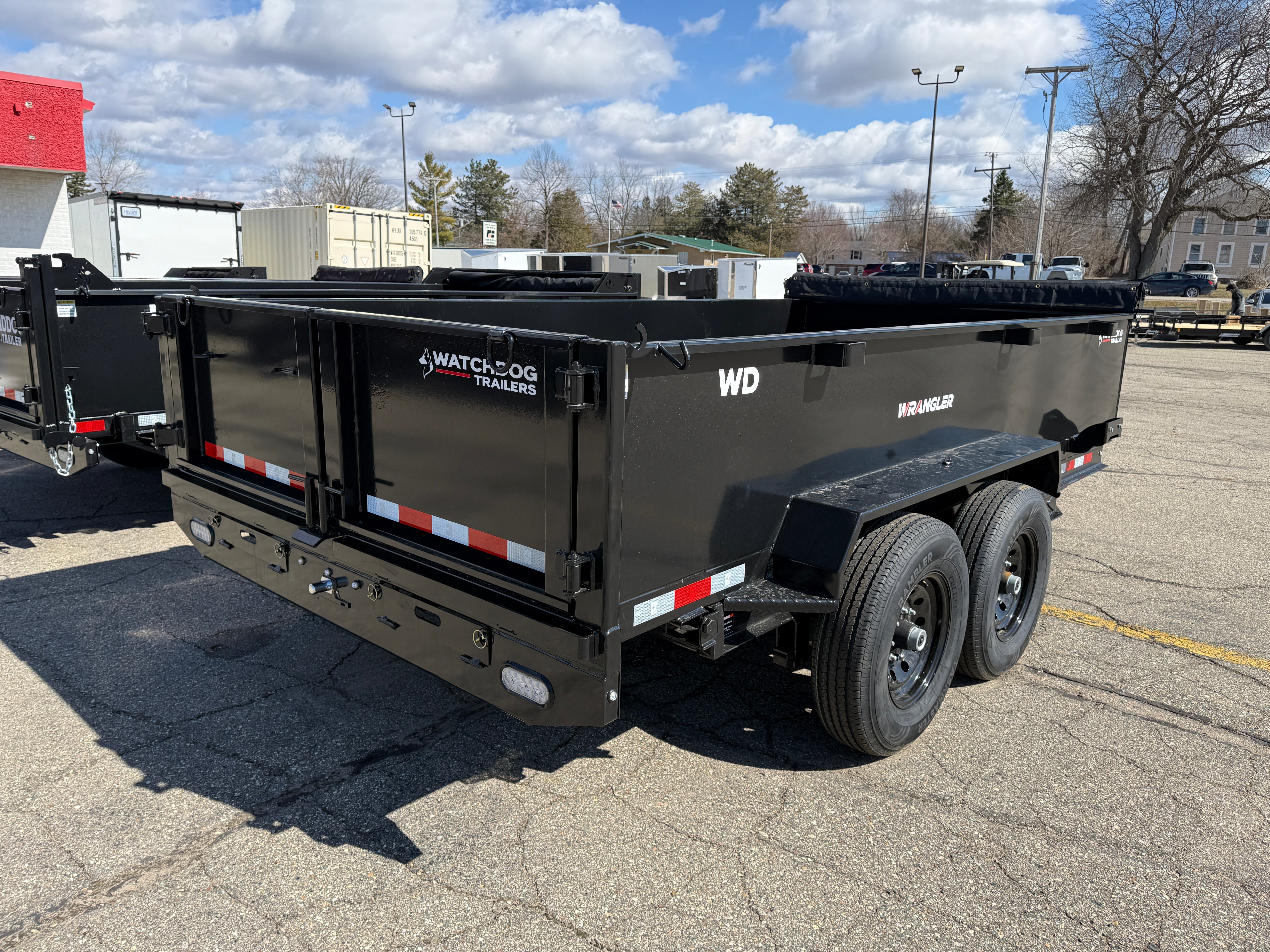 2026 Watchdog Wrangler 7' x 14' Telescoping Dump Trailer