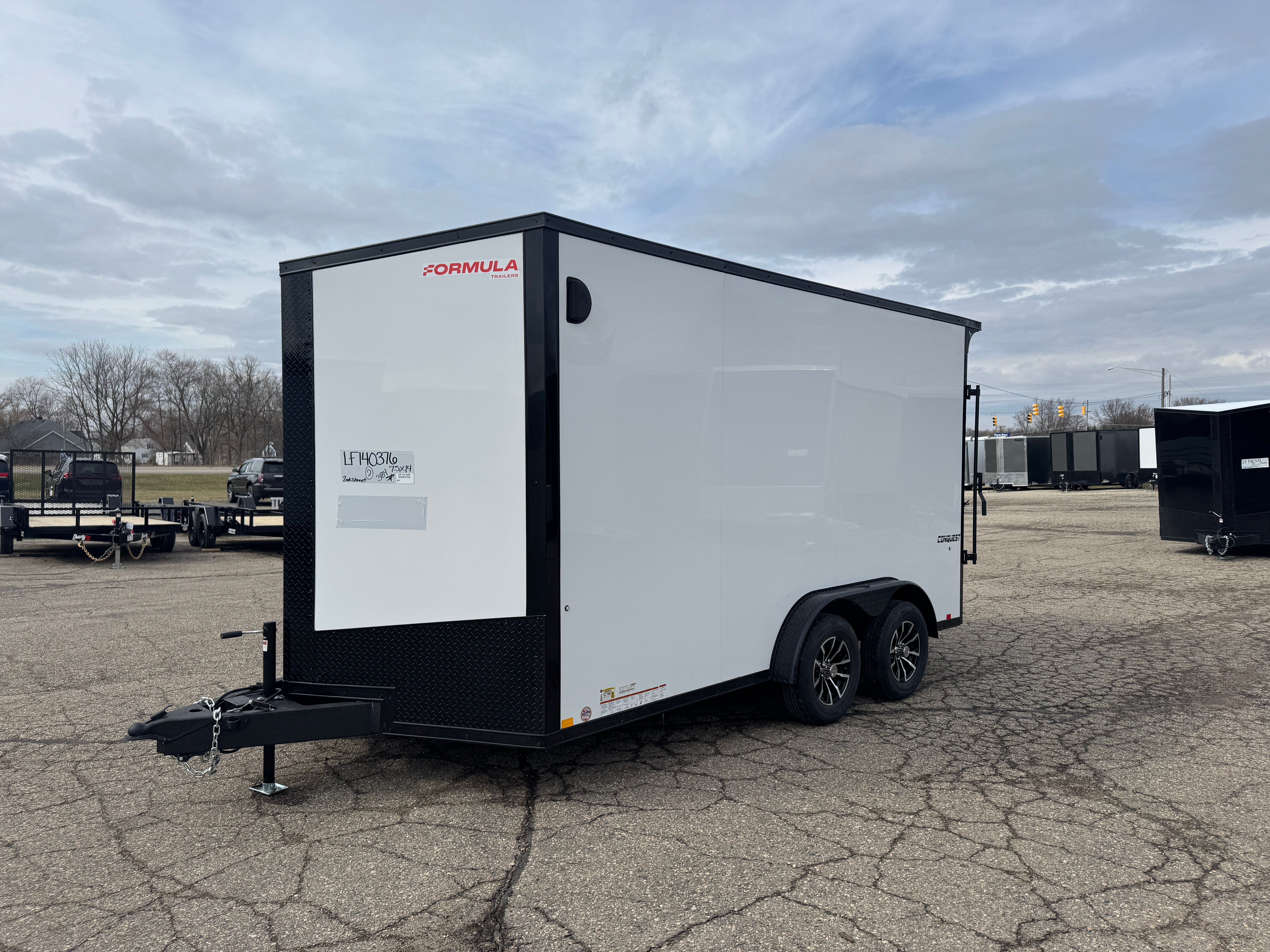 2026 Formula Conquest 7.5' x 14' Enclosed Trailer
