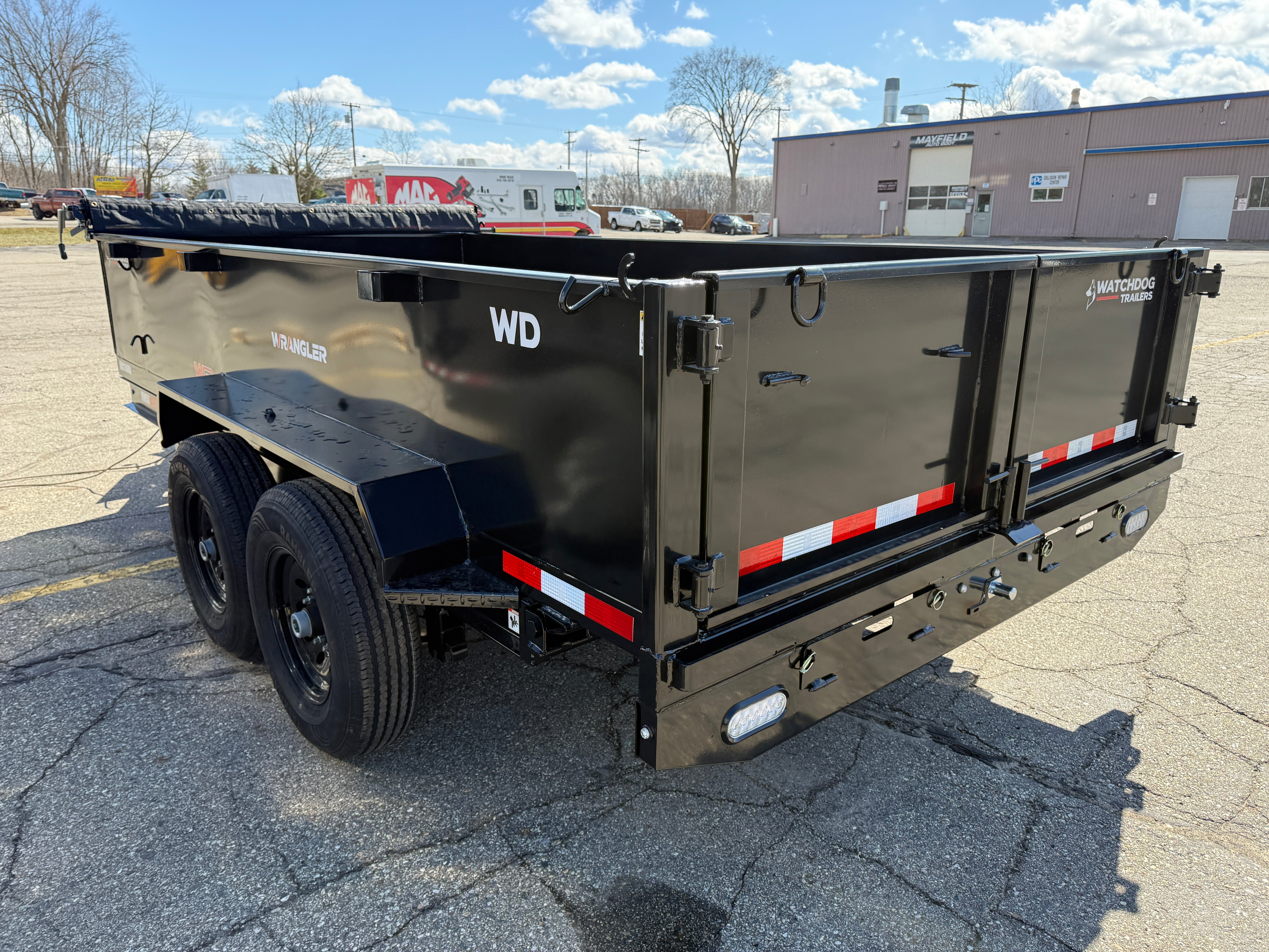 2026 Watchdog Wrangler 7' x 14' Telescoping Dump Trailer