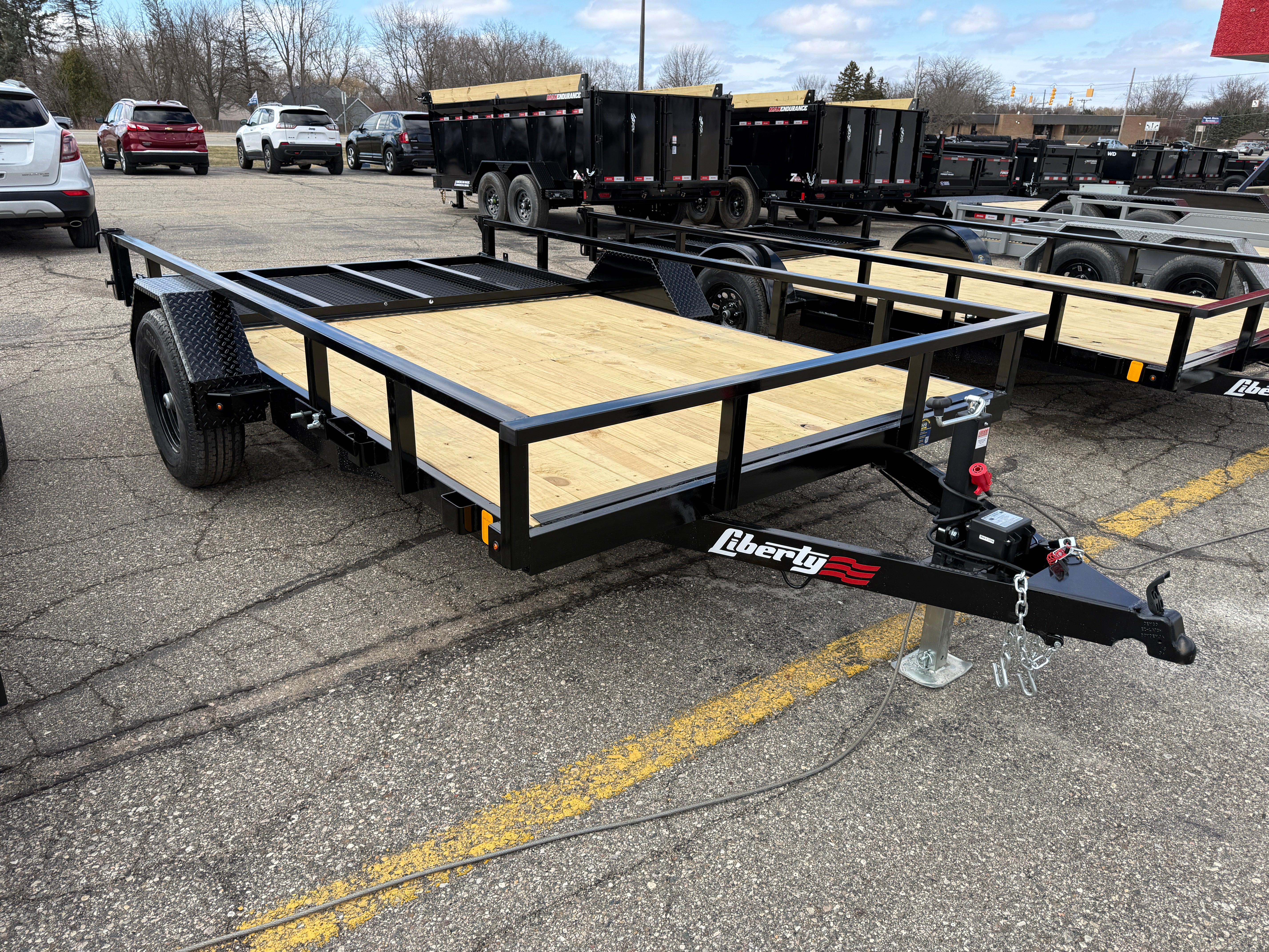 2026 Liberty 83" x 12' Utility Trailer