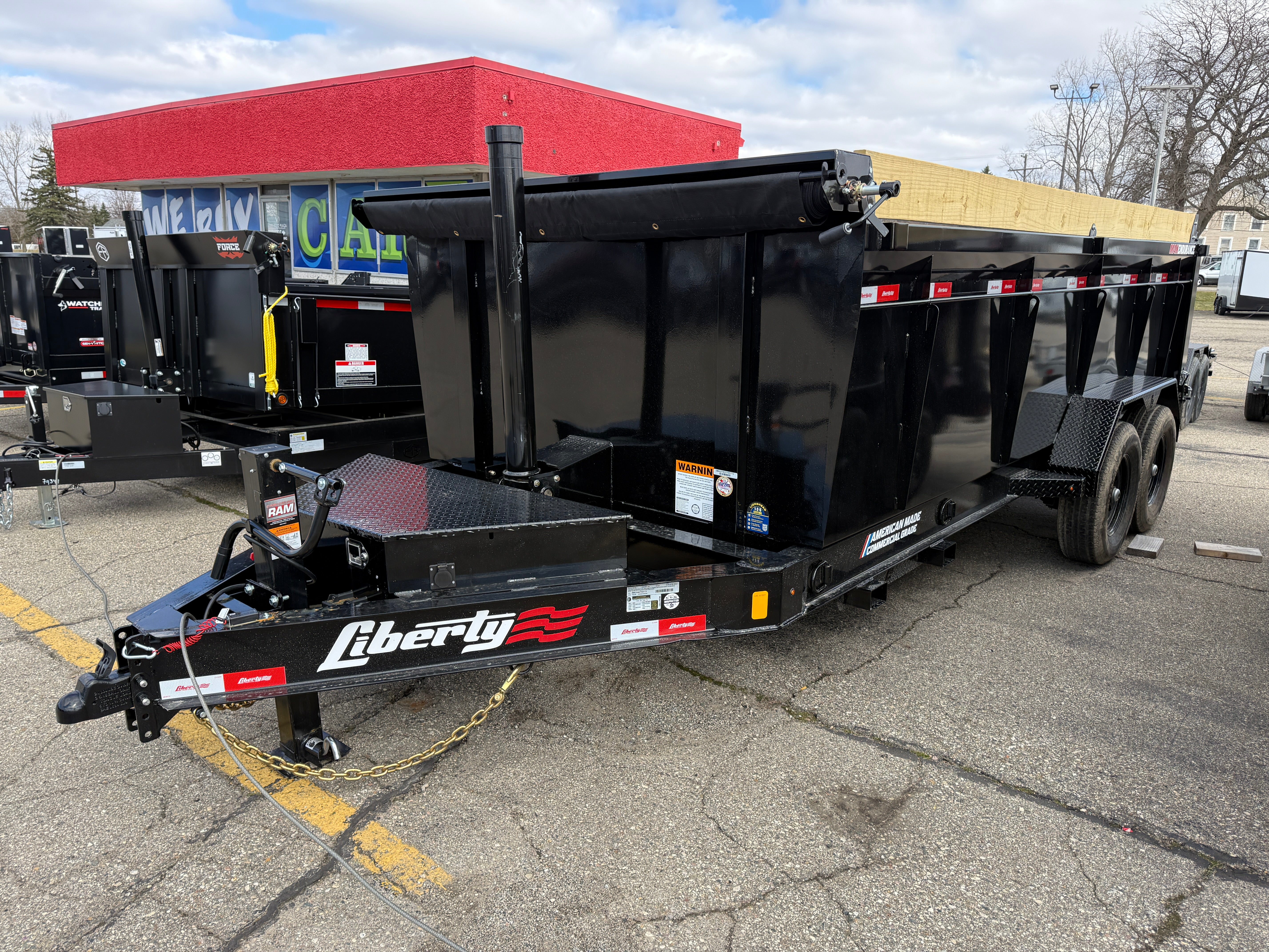 2026 Liberty 83" x 16" Telescoping Dump Trailer