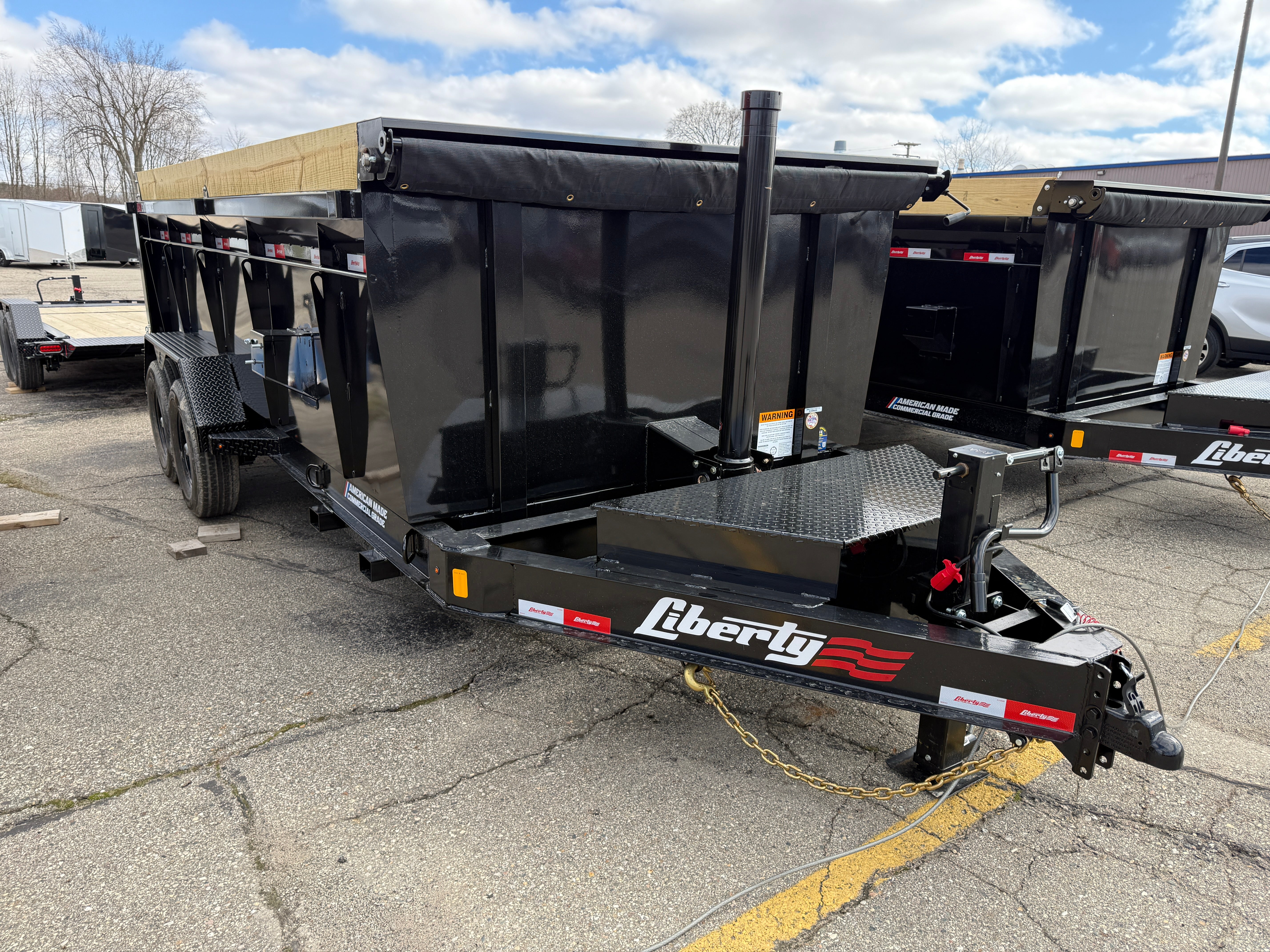 2026 Liberty 83" x 16" Telescoping Dump Trailer