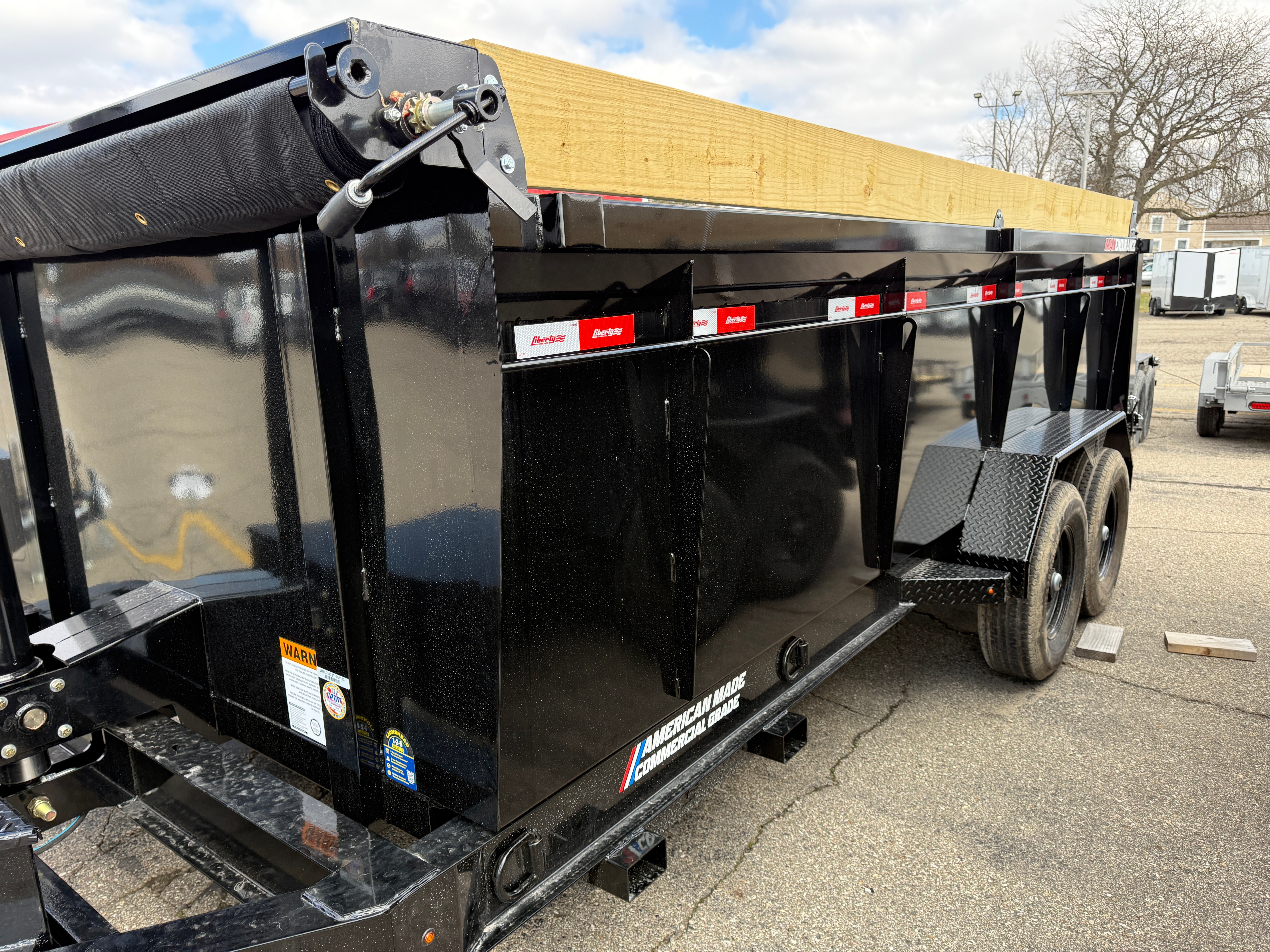 2026 Liberty 83" x 16" Telescoping Dump Trailer