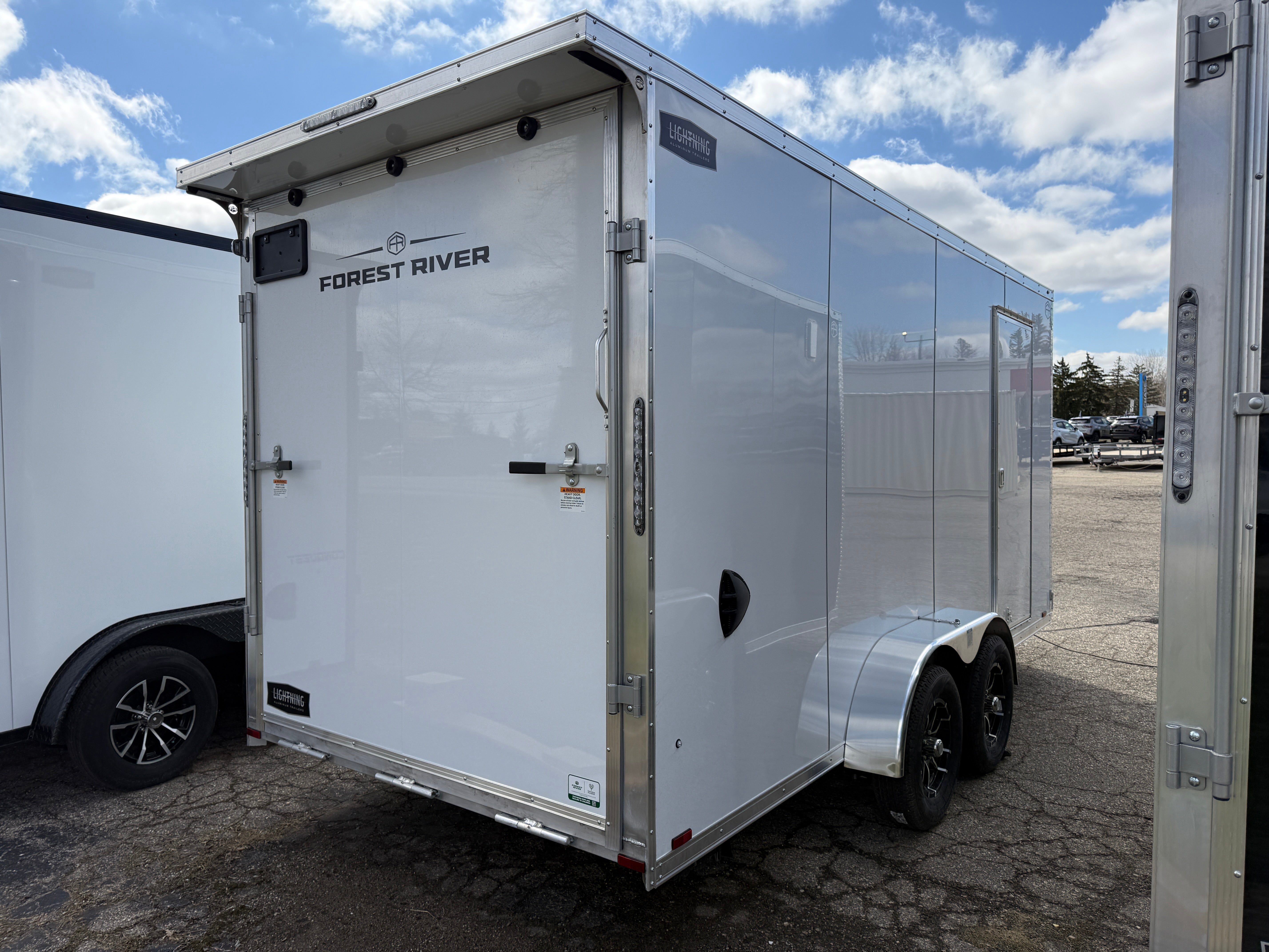 2026 Lightning Aluminum 7' x 16' Enclosed Cargo Trailer