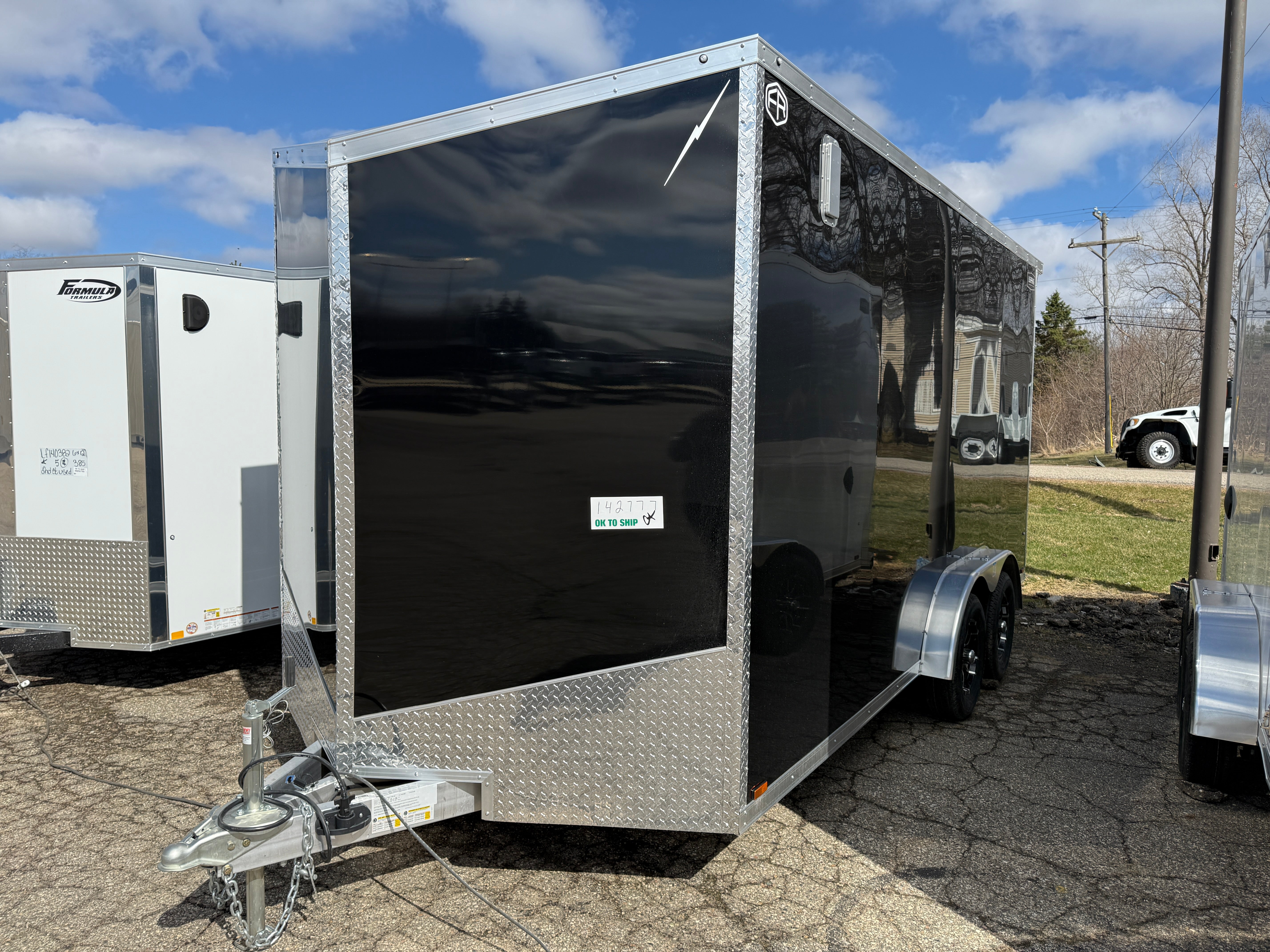 2026 Lightning Aluminum 7.5' x 16' Enclosed Cargo Trailer