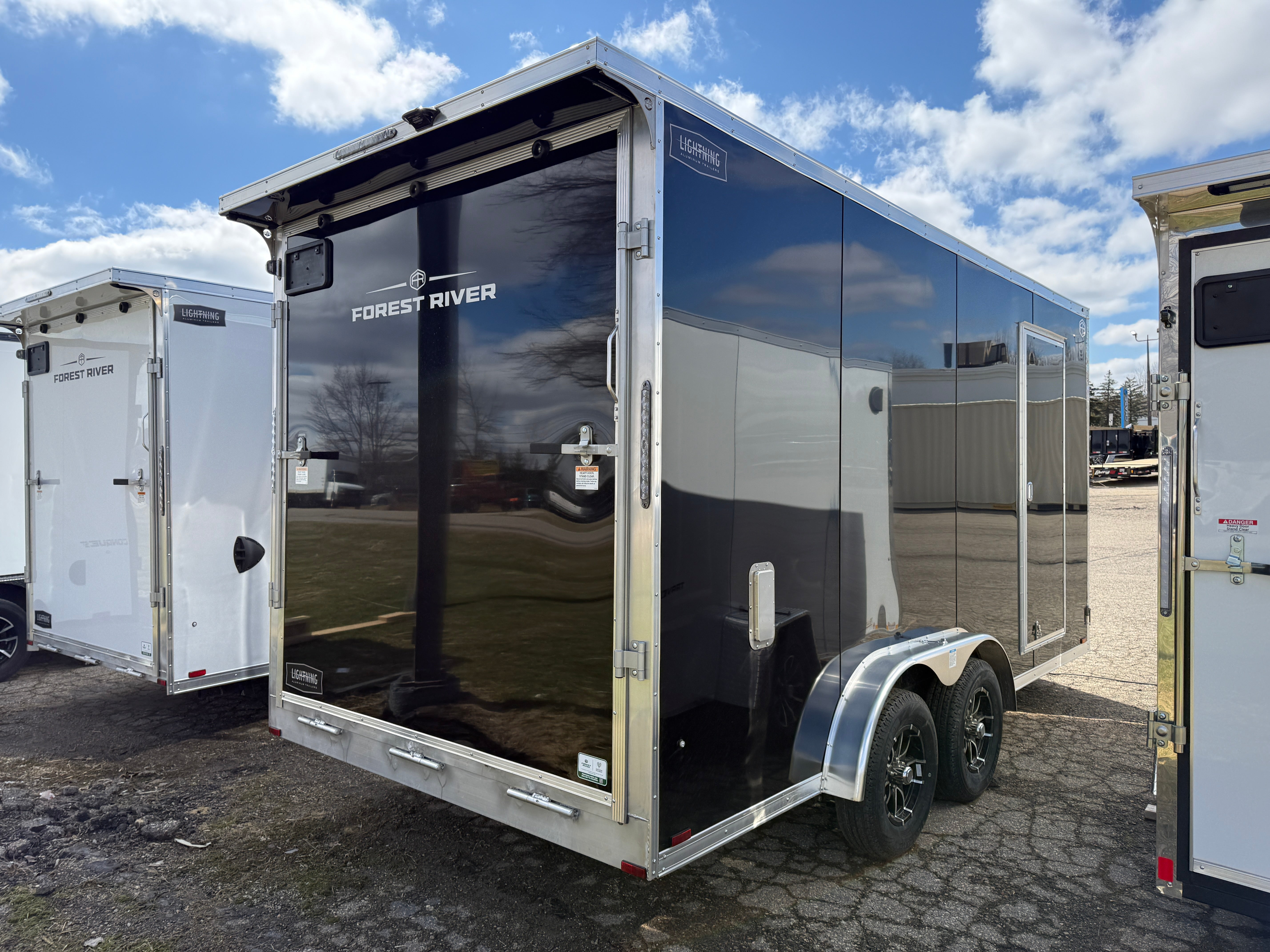 2026 Lightning Aluminum 7.5' x 16' Enclosed Cargo Trailer