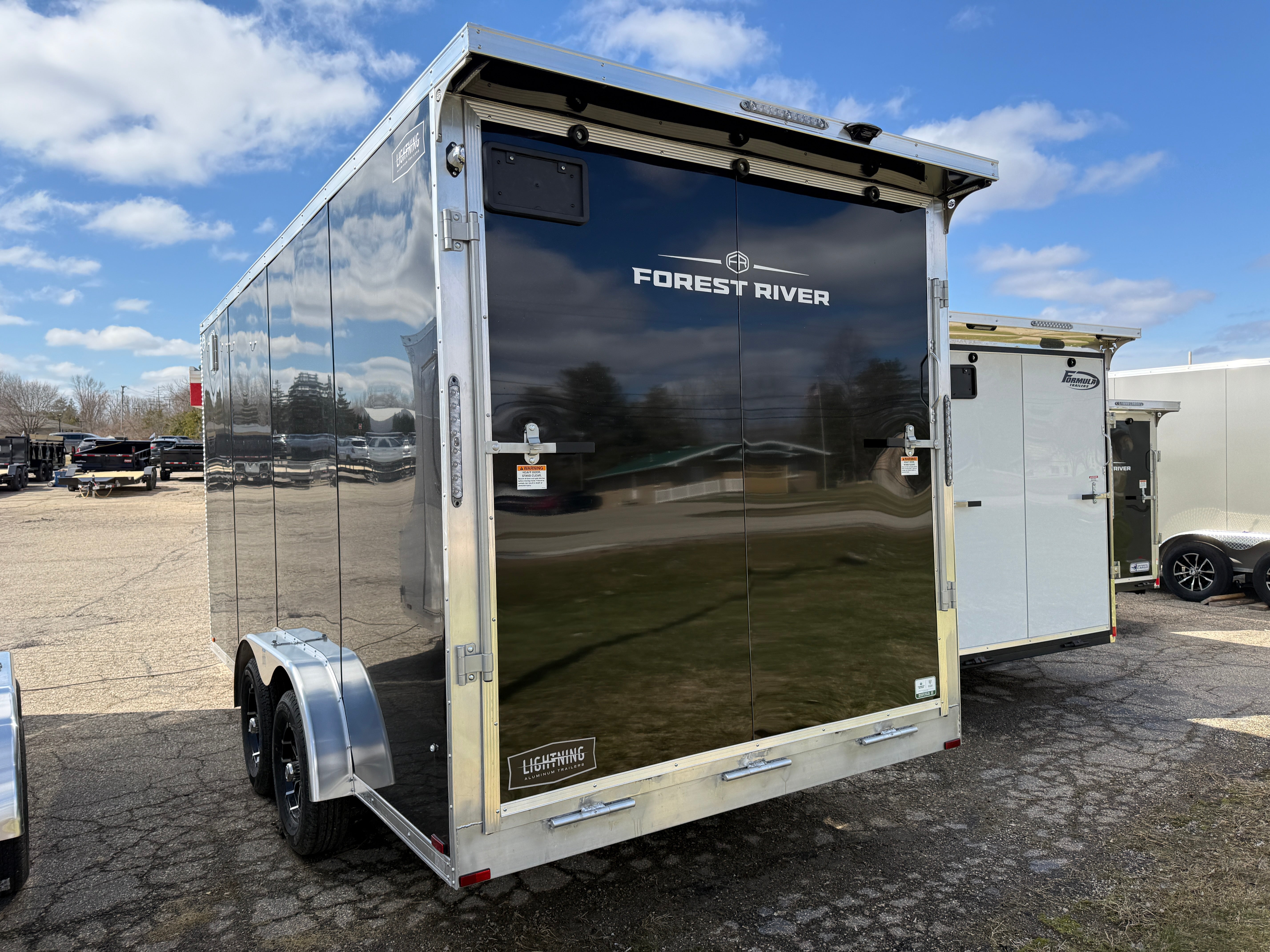 2026 Lightning Aluminum 7.5' x 16' Enclosed Cargo Trailer