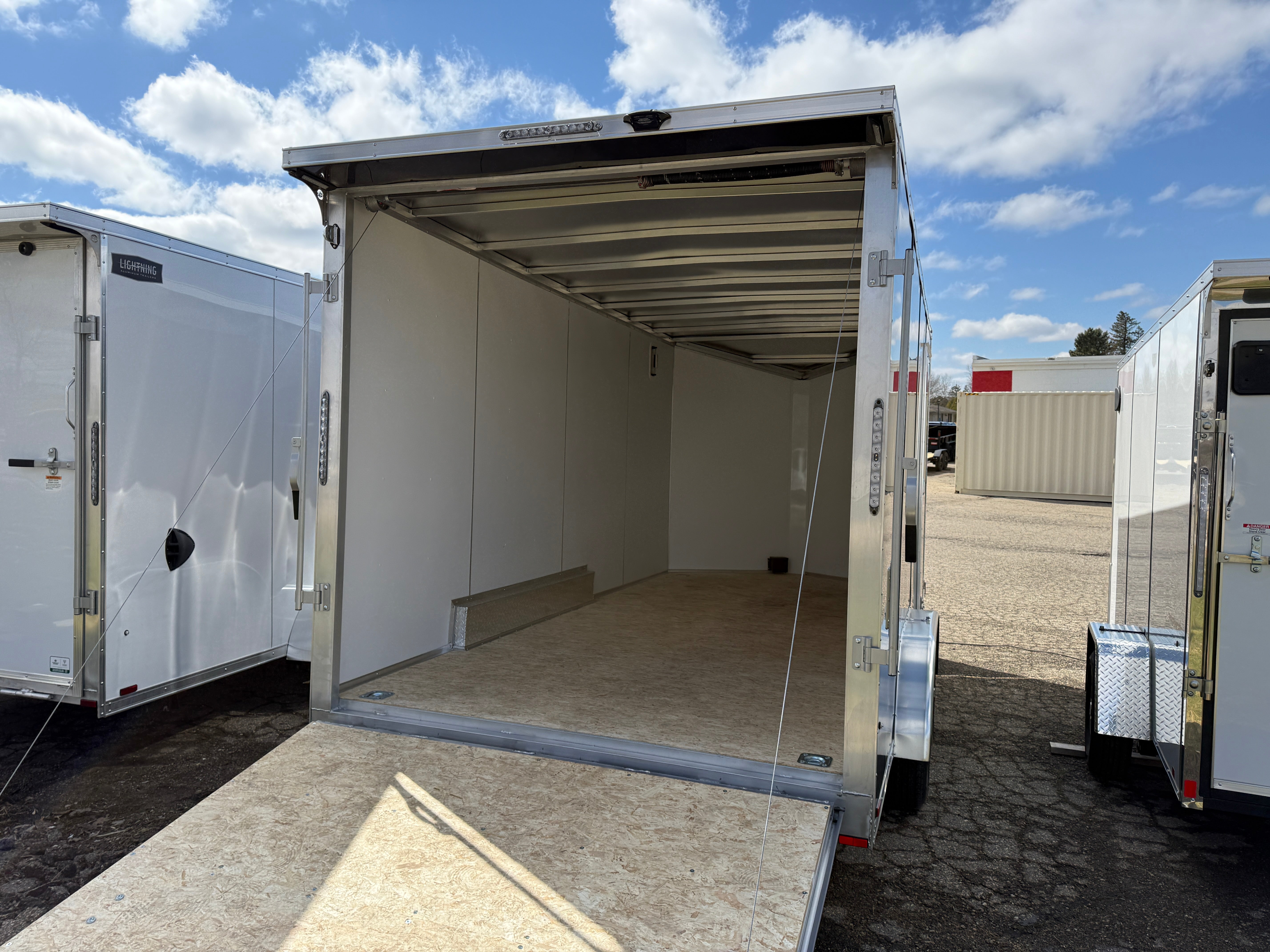 2026 Lightning Aluminum 7.5' x 16' Enclosed Cargo Trailer