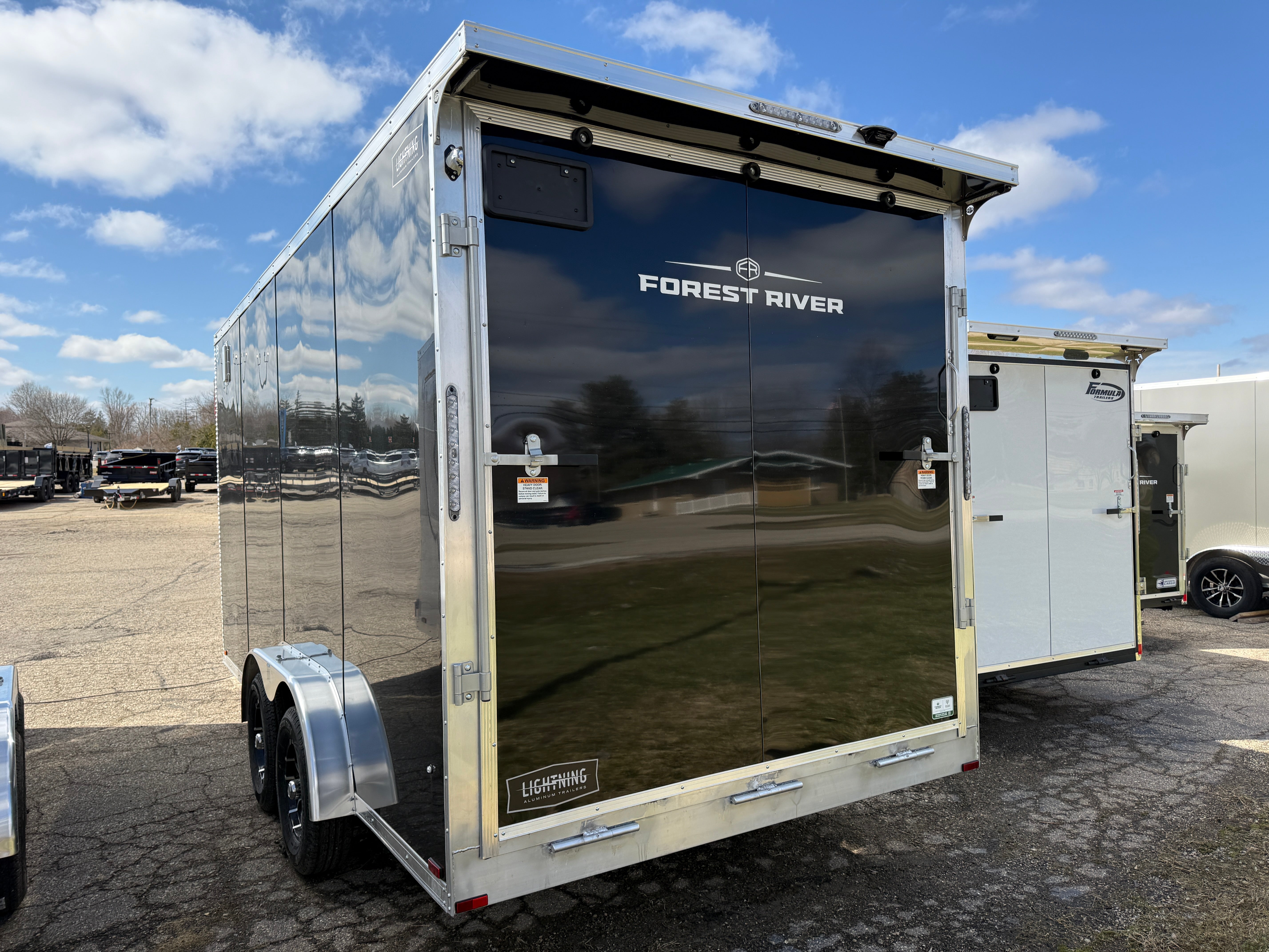 2026 Lightning Aluminum 7.5' x 16' Enclosed Cargo Trailer