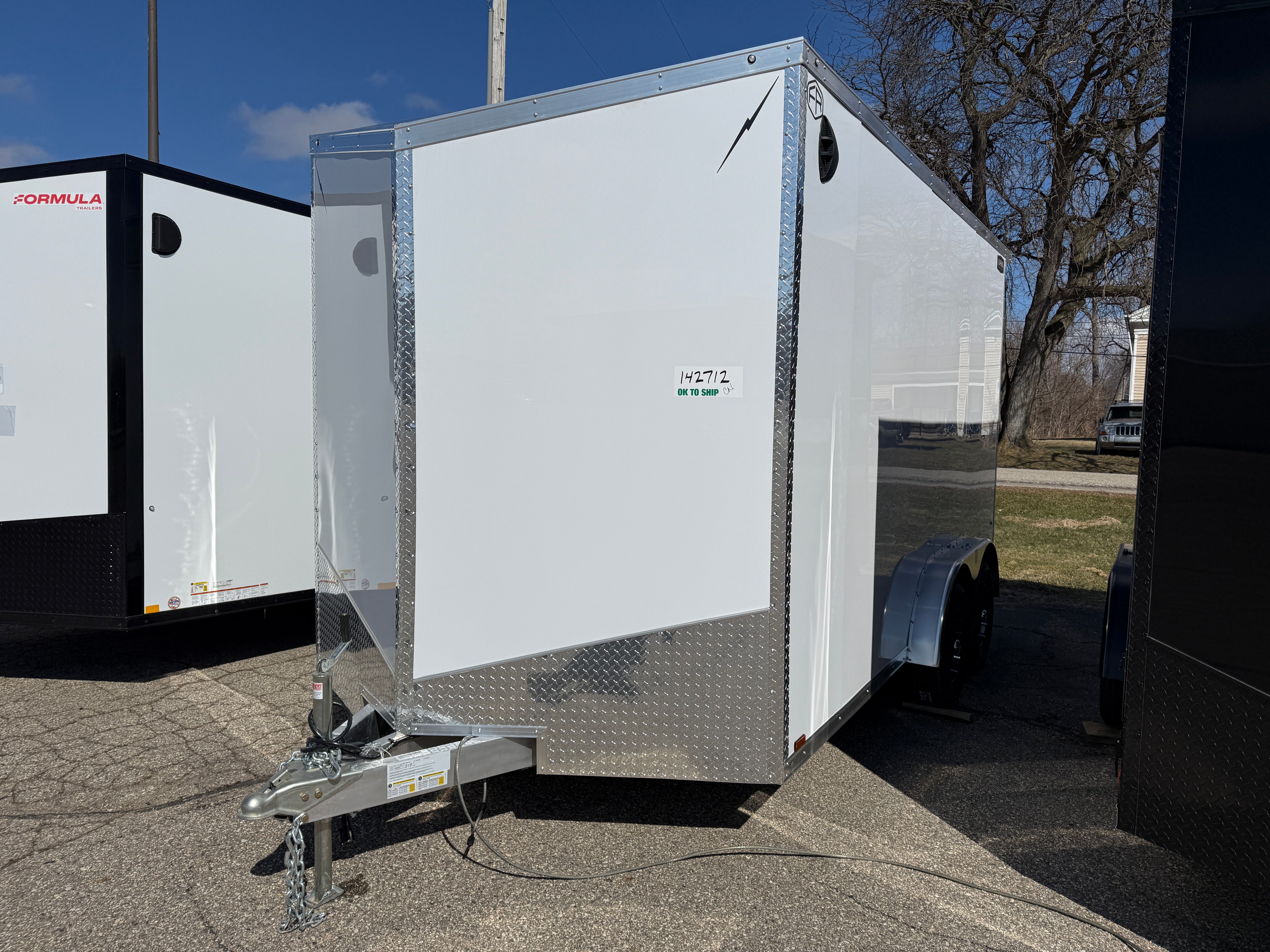 2026 Lightning Aluminum 7.5' x 14' Enclosed Cargo Trailer