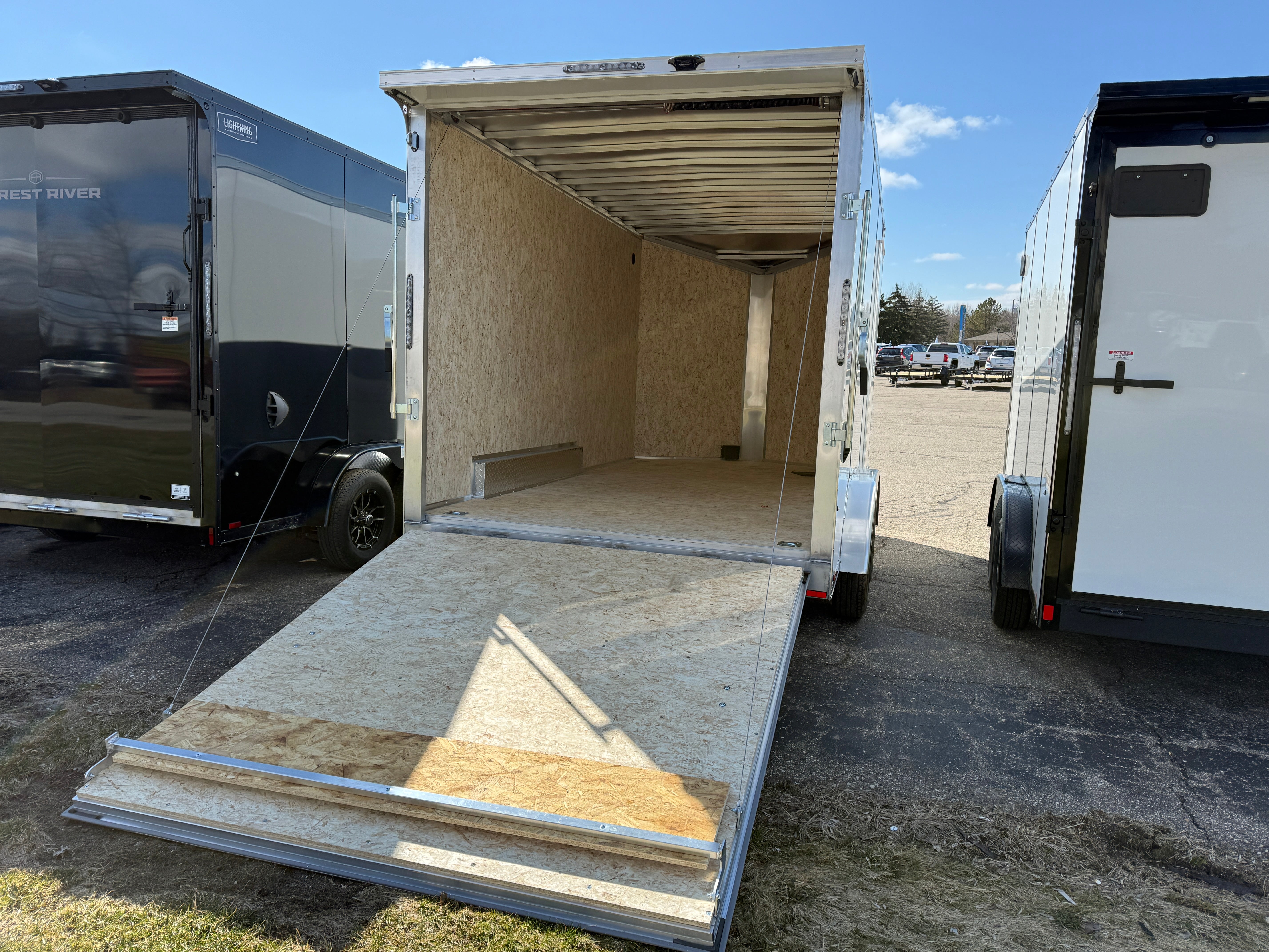 2026 Lightning Aluminum 7.5' x 14' Enclosed Cargo Trailer