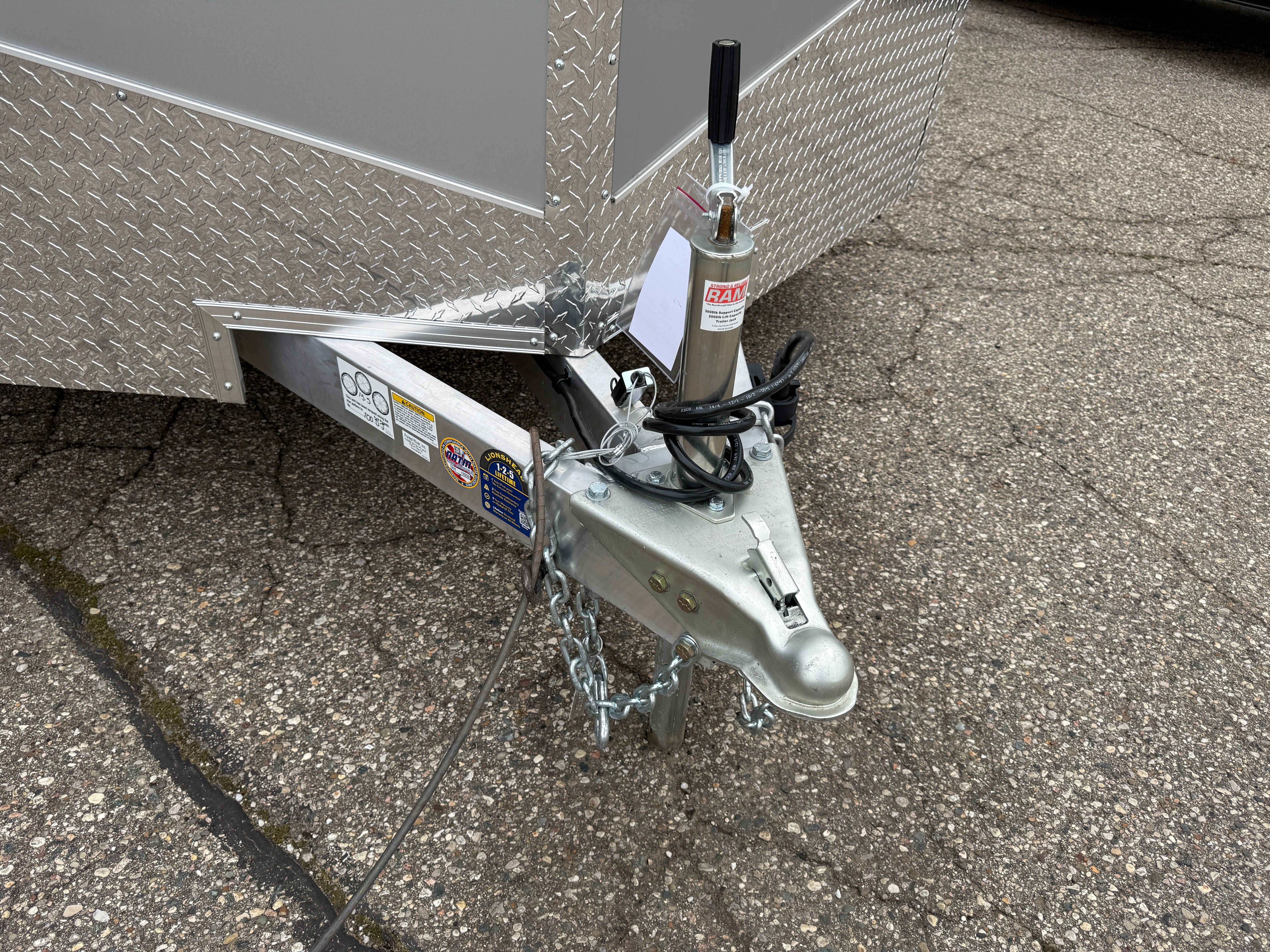 2026 Lightning Aluminum 7.5' x 14' Enclosed Cargo Trailer