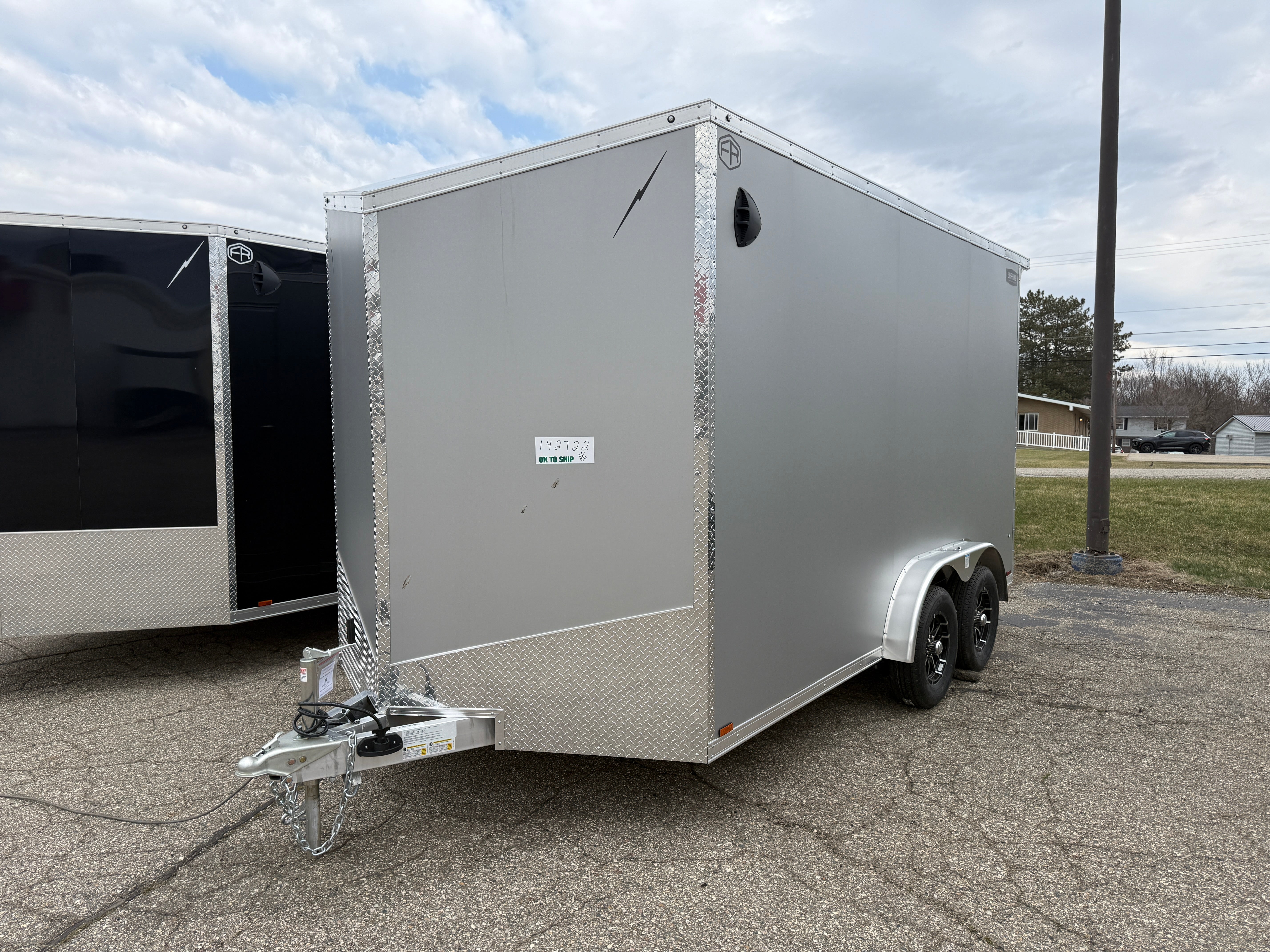 2026 Lightning Aluminum 7.5' x 14' Enclosed Cargo Trailer