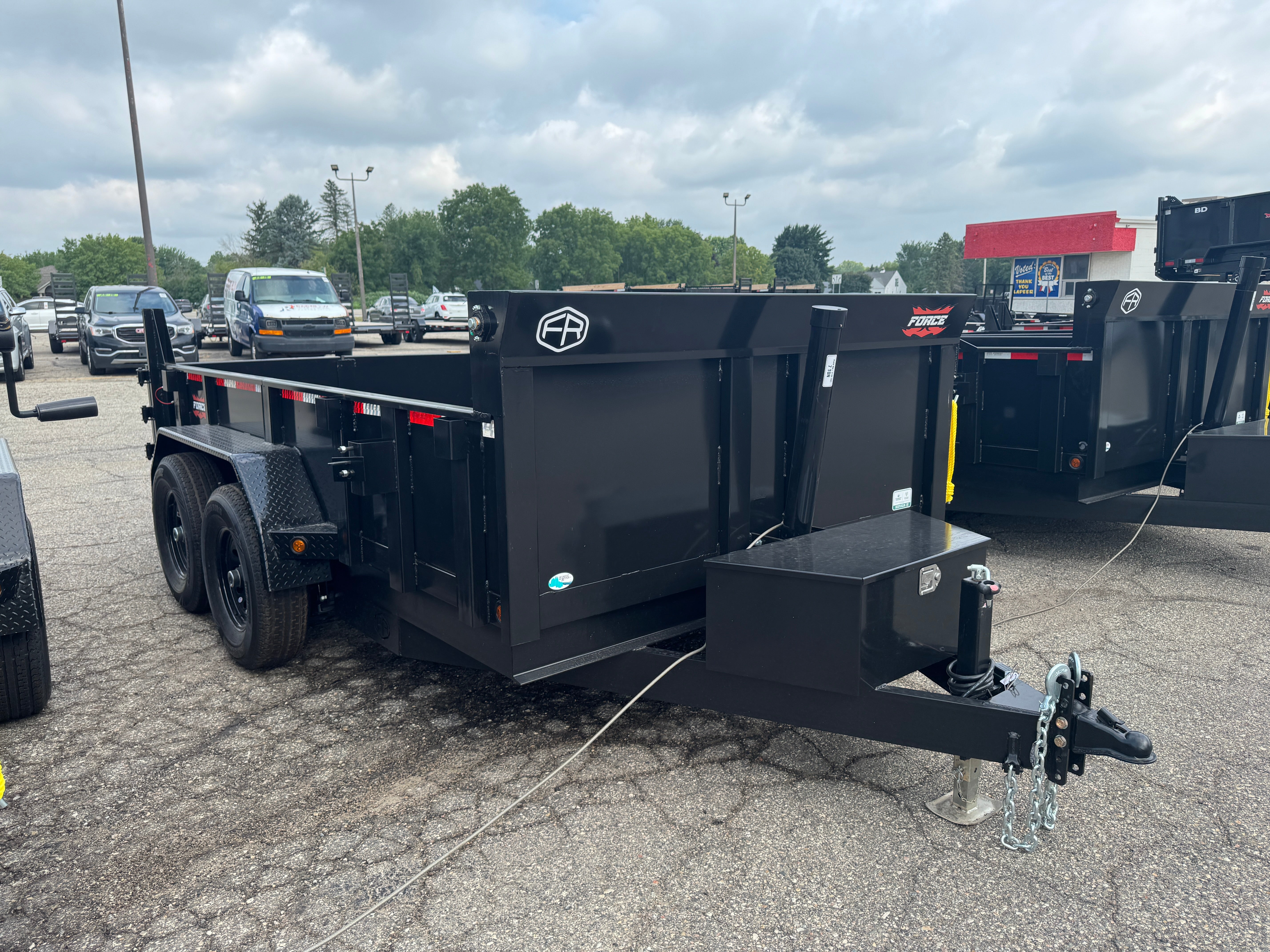 2027 Force 7' x 12' Telescoping Dump Trailer