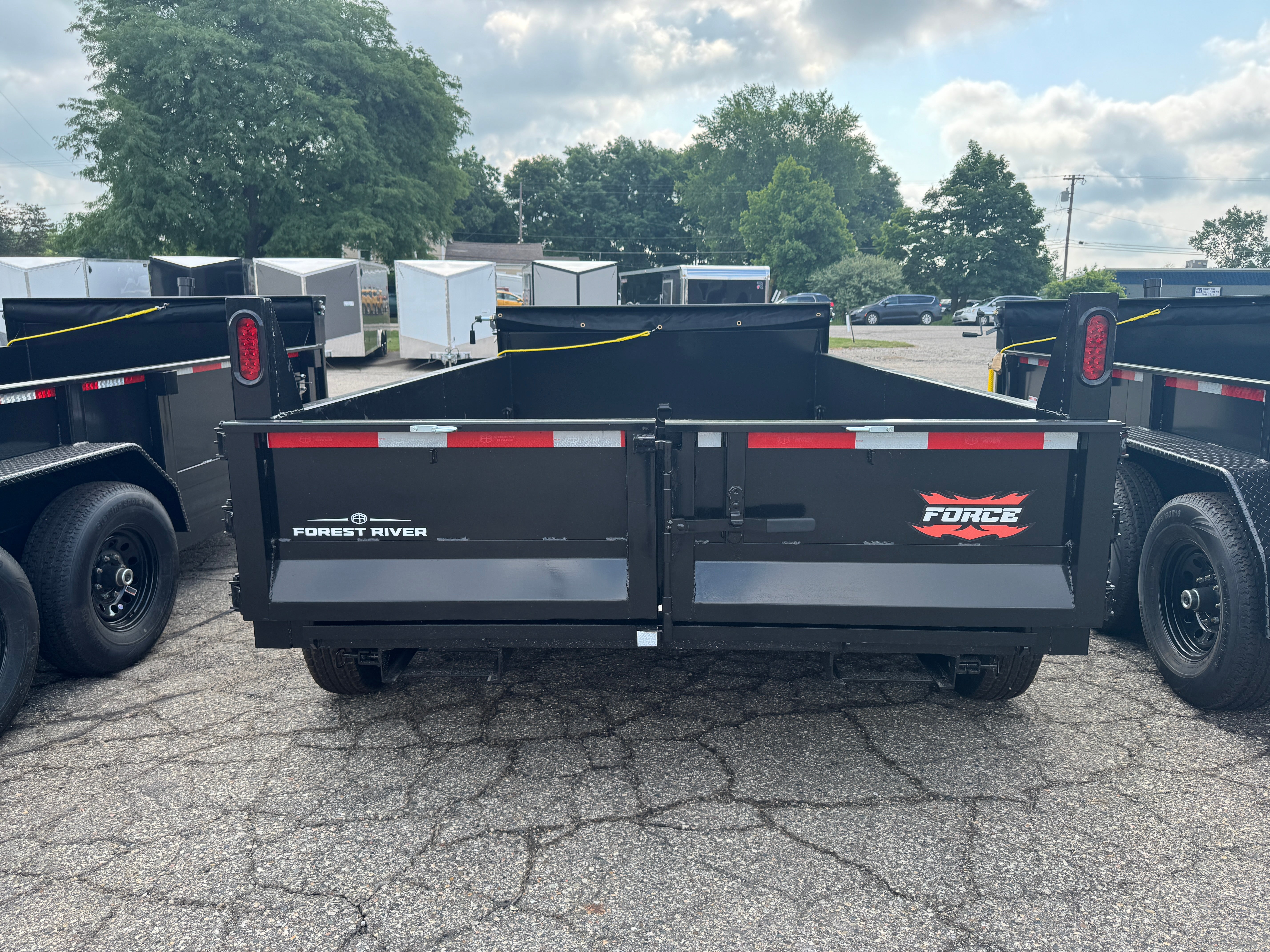 2027 Force 7' x 12' Telescoping Dump Trailer