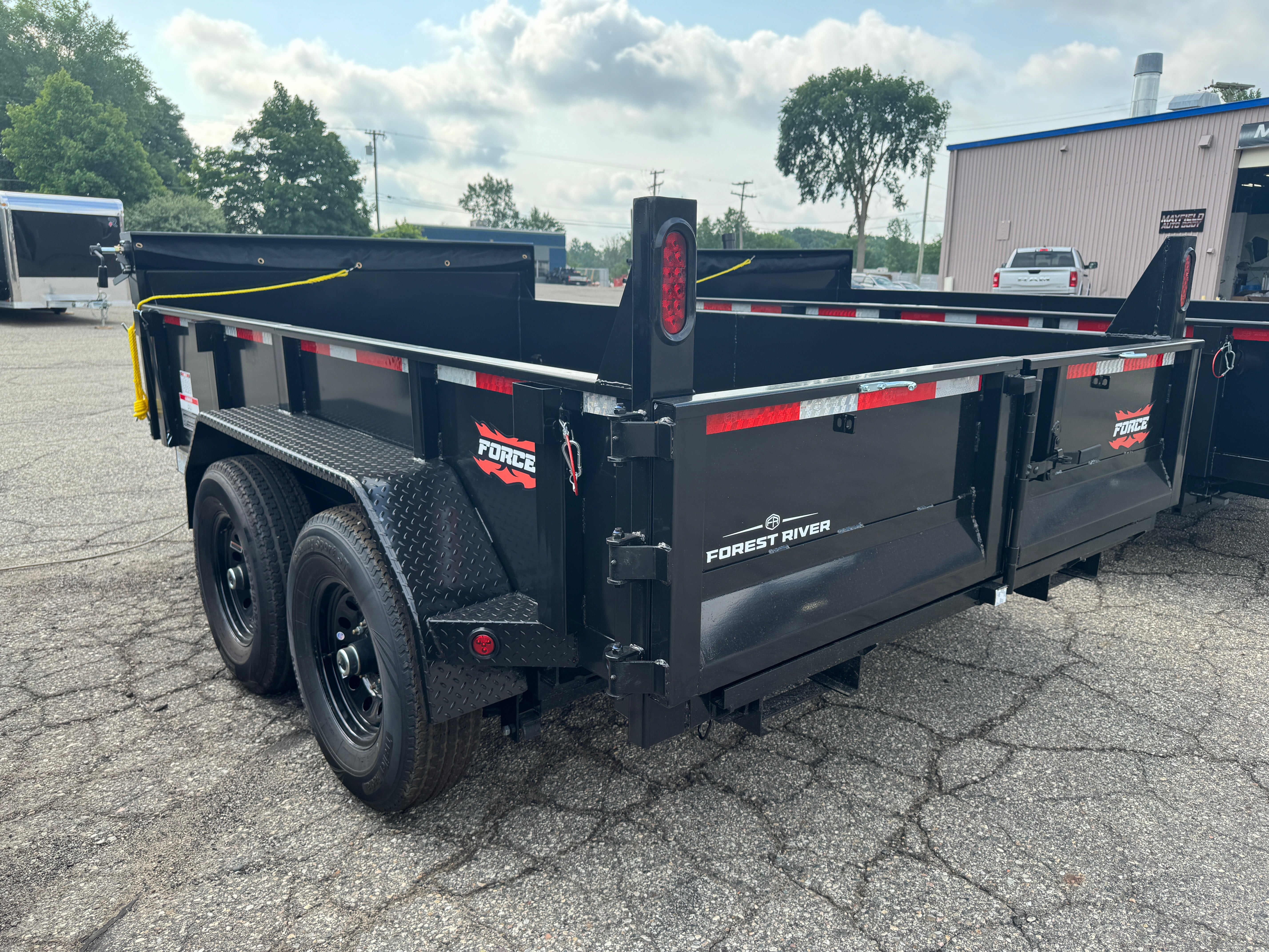 2027 Force 7' x 12' Telescoping Dump Trailer