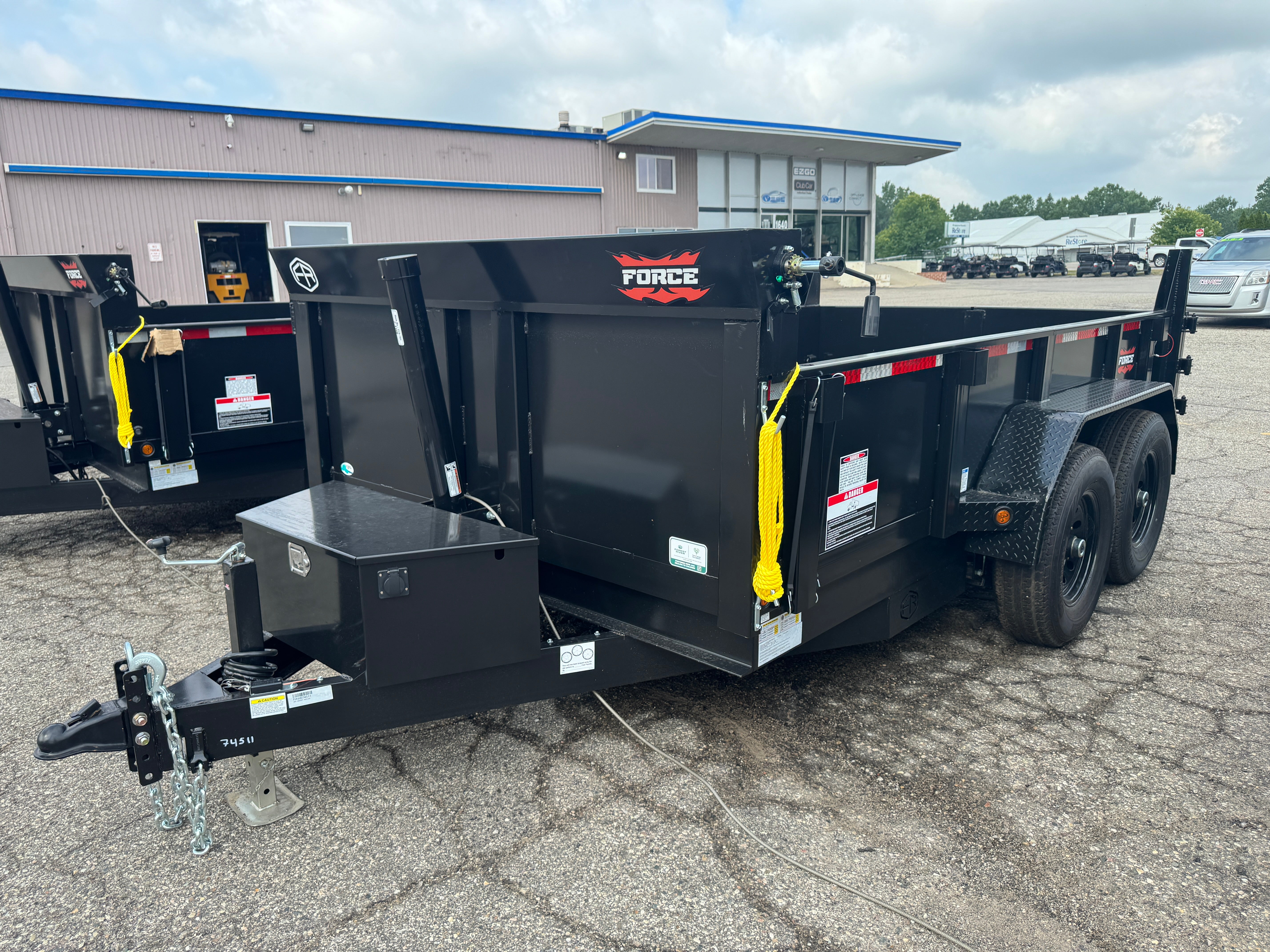 2027 Force 7' x 12' Telescoping Dump Trailer