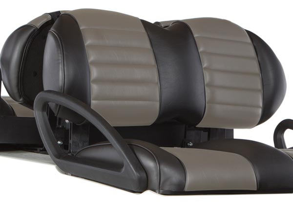 Premium Black & Grey Rear Seat Bottom