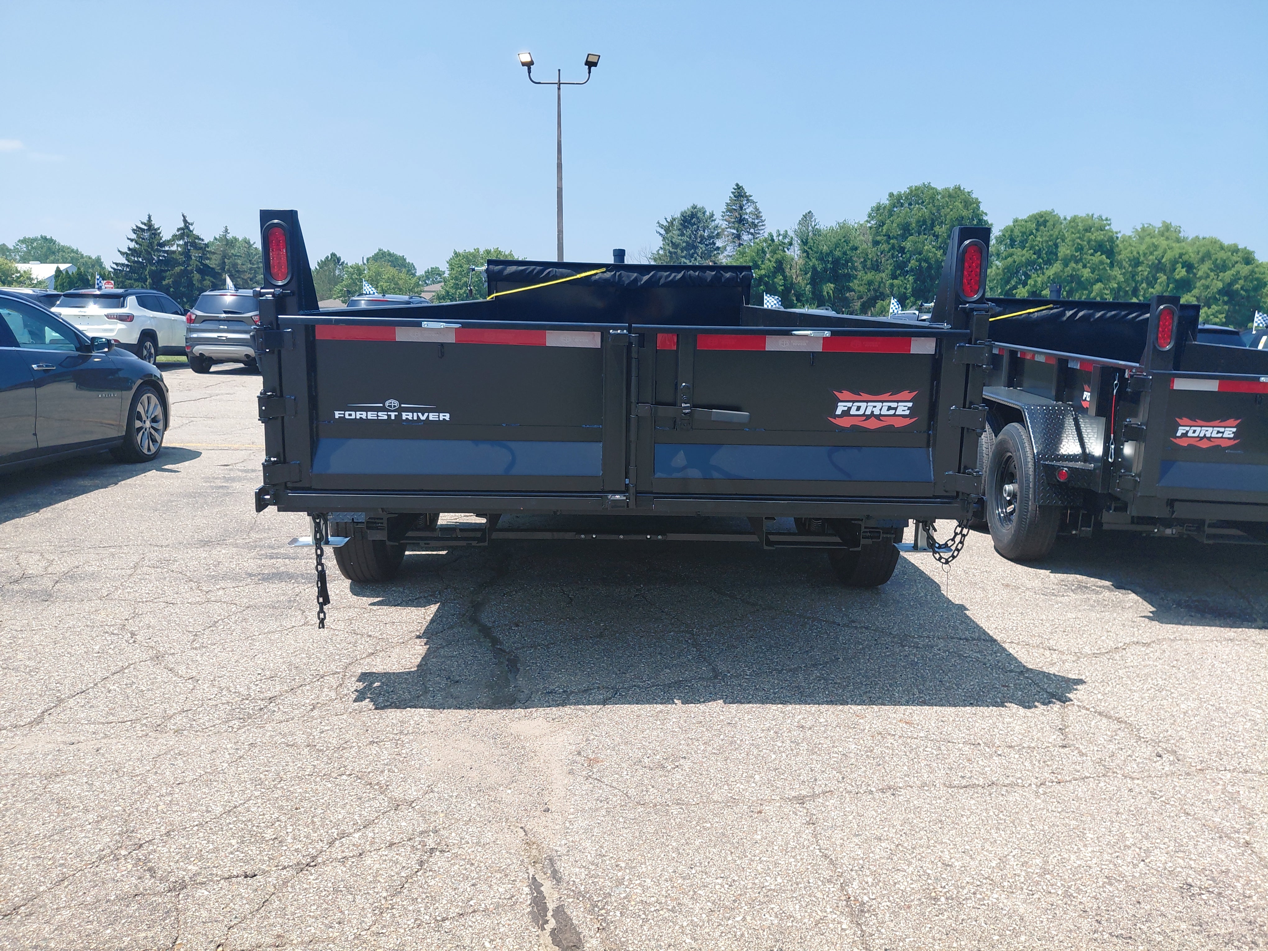 2026 Force Vader HD 7' x 16' Telescoping Dump Trailer