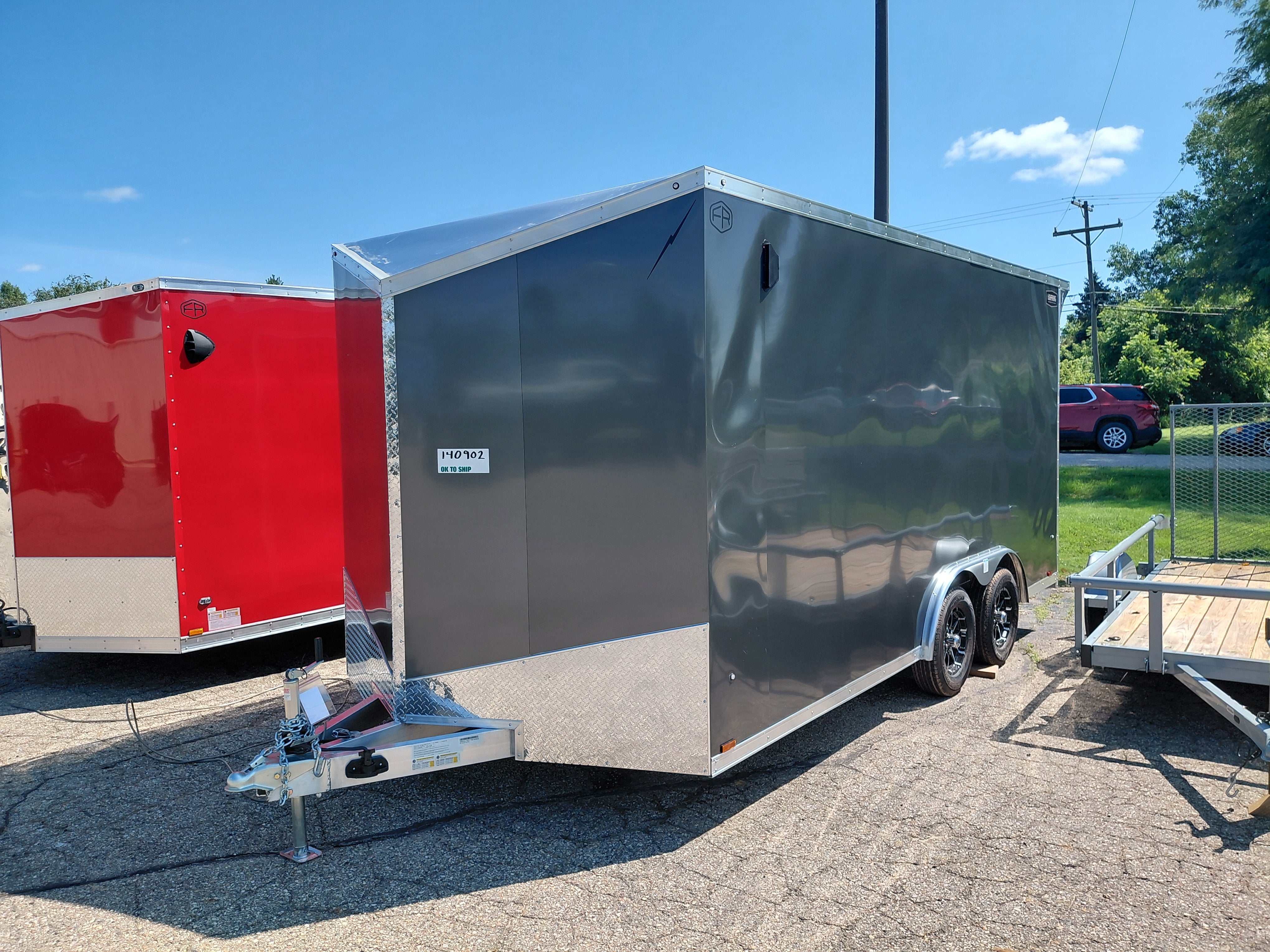 2026 Lightning Aluminum 8.5' x 16' Enclosed Car Hauler Trailer