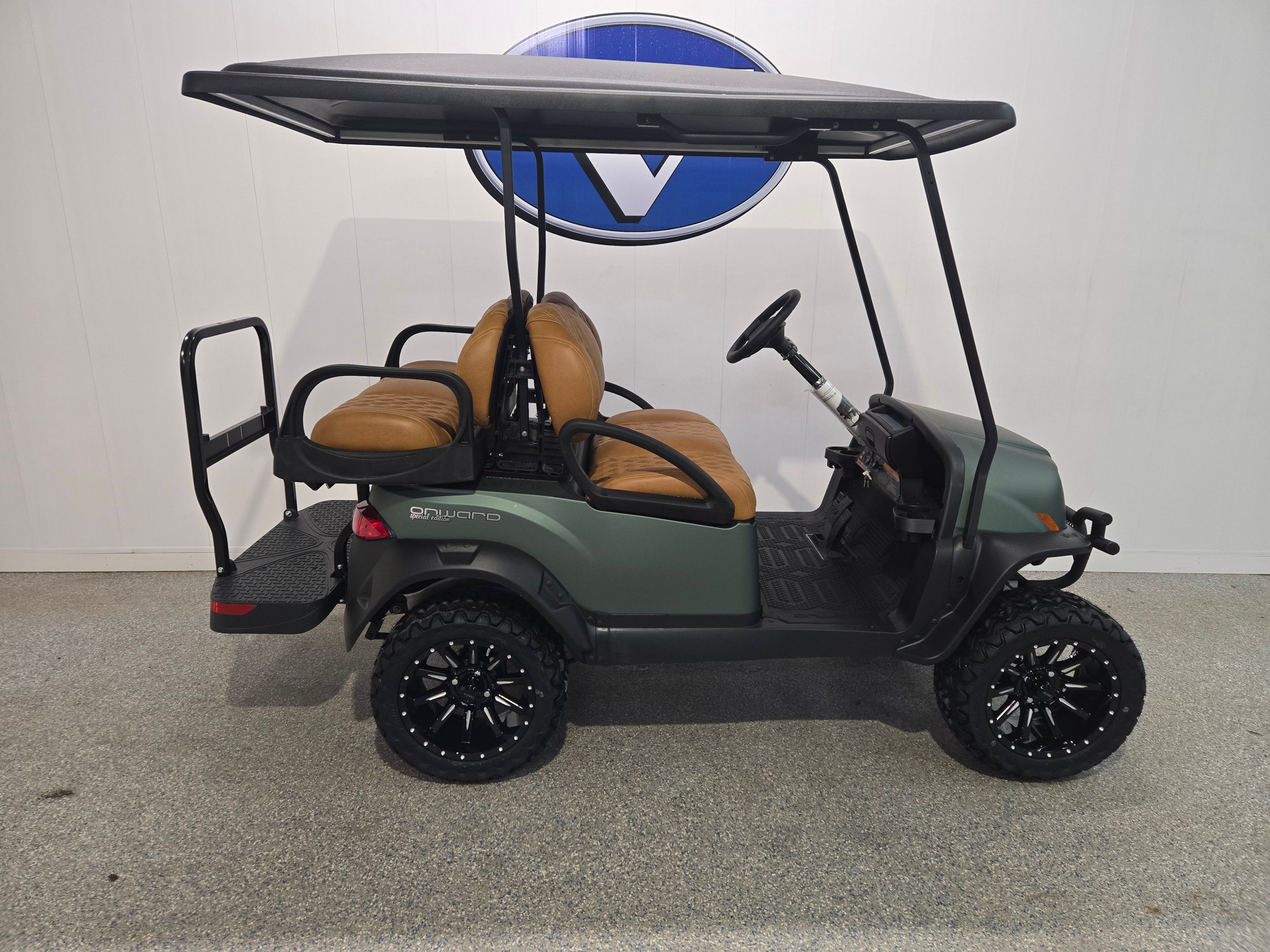 2025 Club Car Onward Green Jacket Special Edition 4 Passenger Lifted Gas