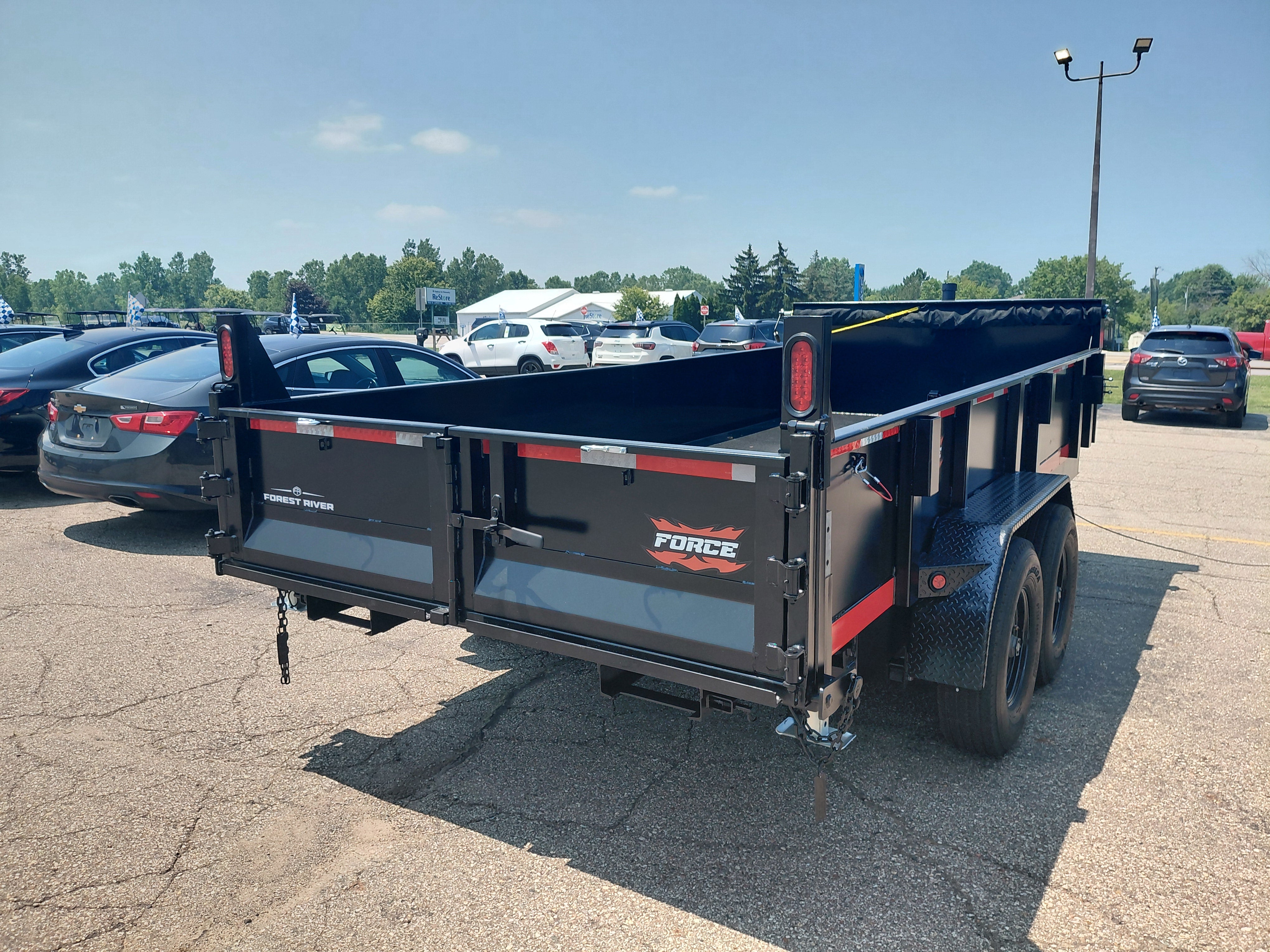 2026 Force Vader HD 7' x 16' Telescoping Dump Trailer