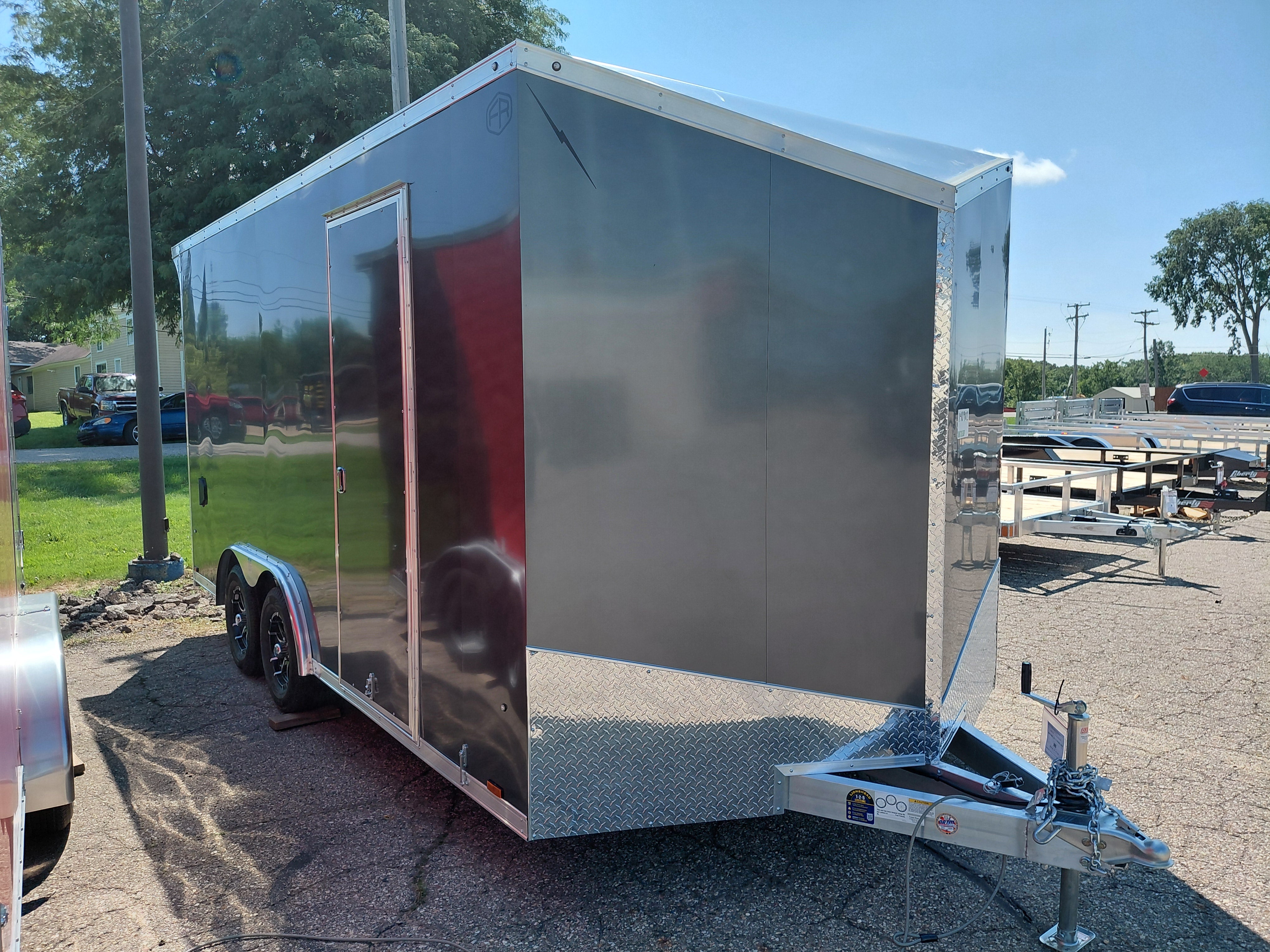 2026 Lightning Aluminum 8.5' x 16' Enclosed Car Hauler Trailer