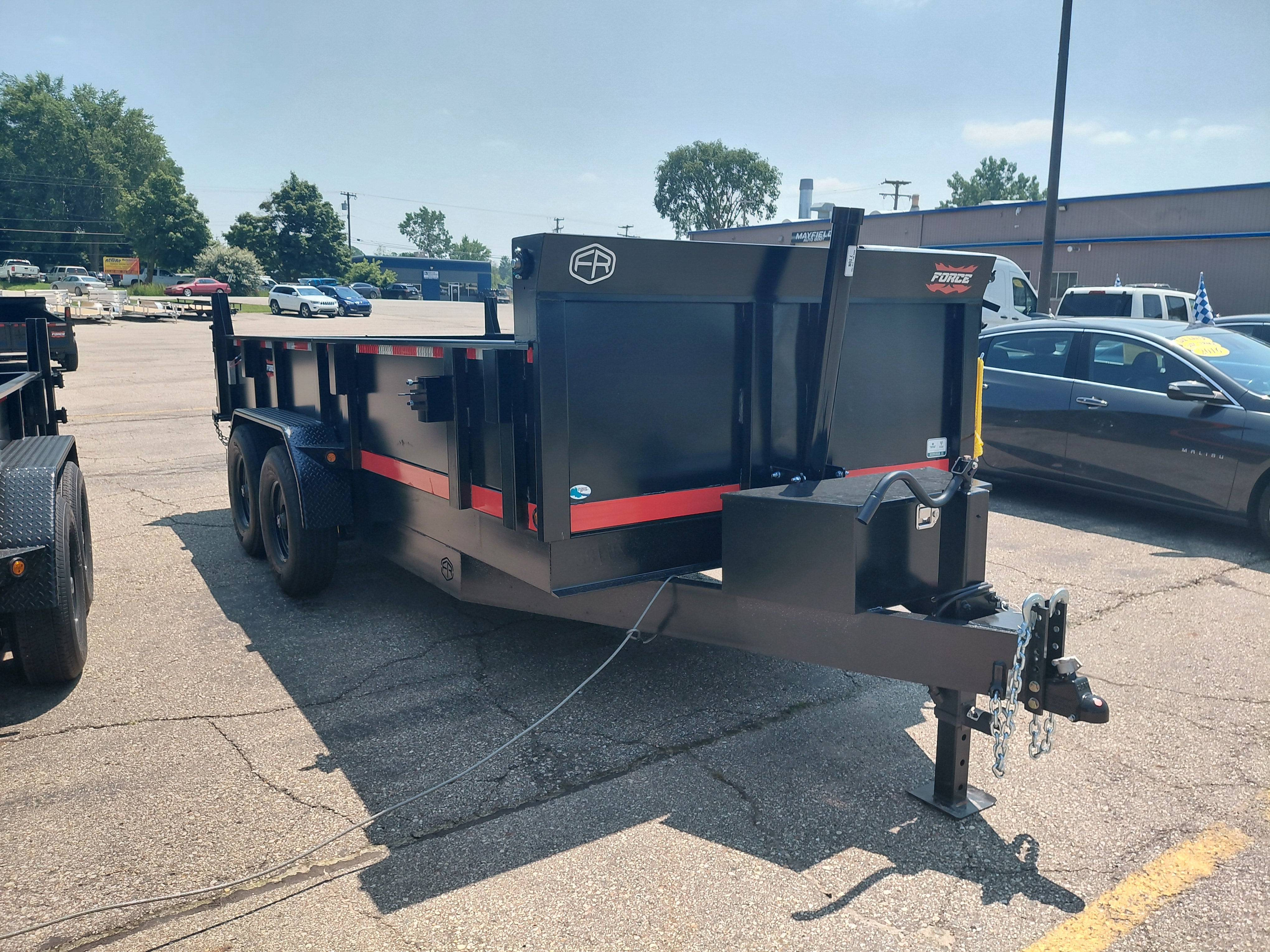 2026 Force Vader HD 7' x 16' Telescoping Dump Trailer