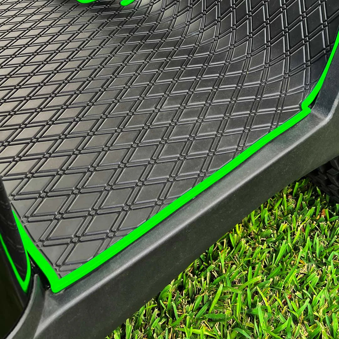 Xtreme Floor Mat - Green Trim