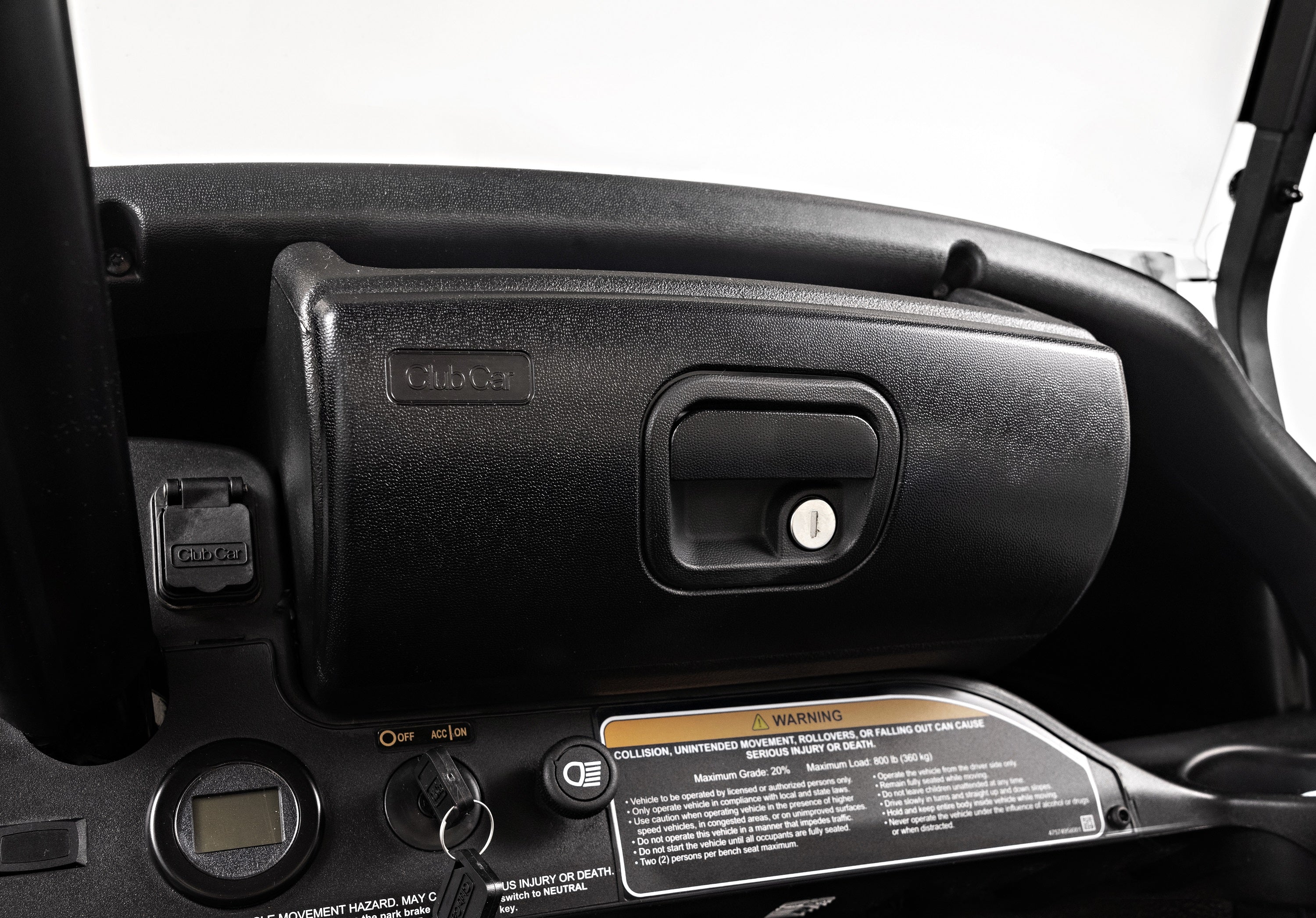 Club Car Onward Genuine OEM Locking Glove Box