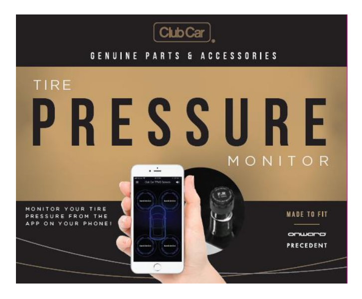 Club Car Genuine OEM Tire Pressure Monitoring System (TPMS)