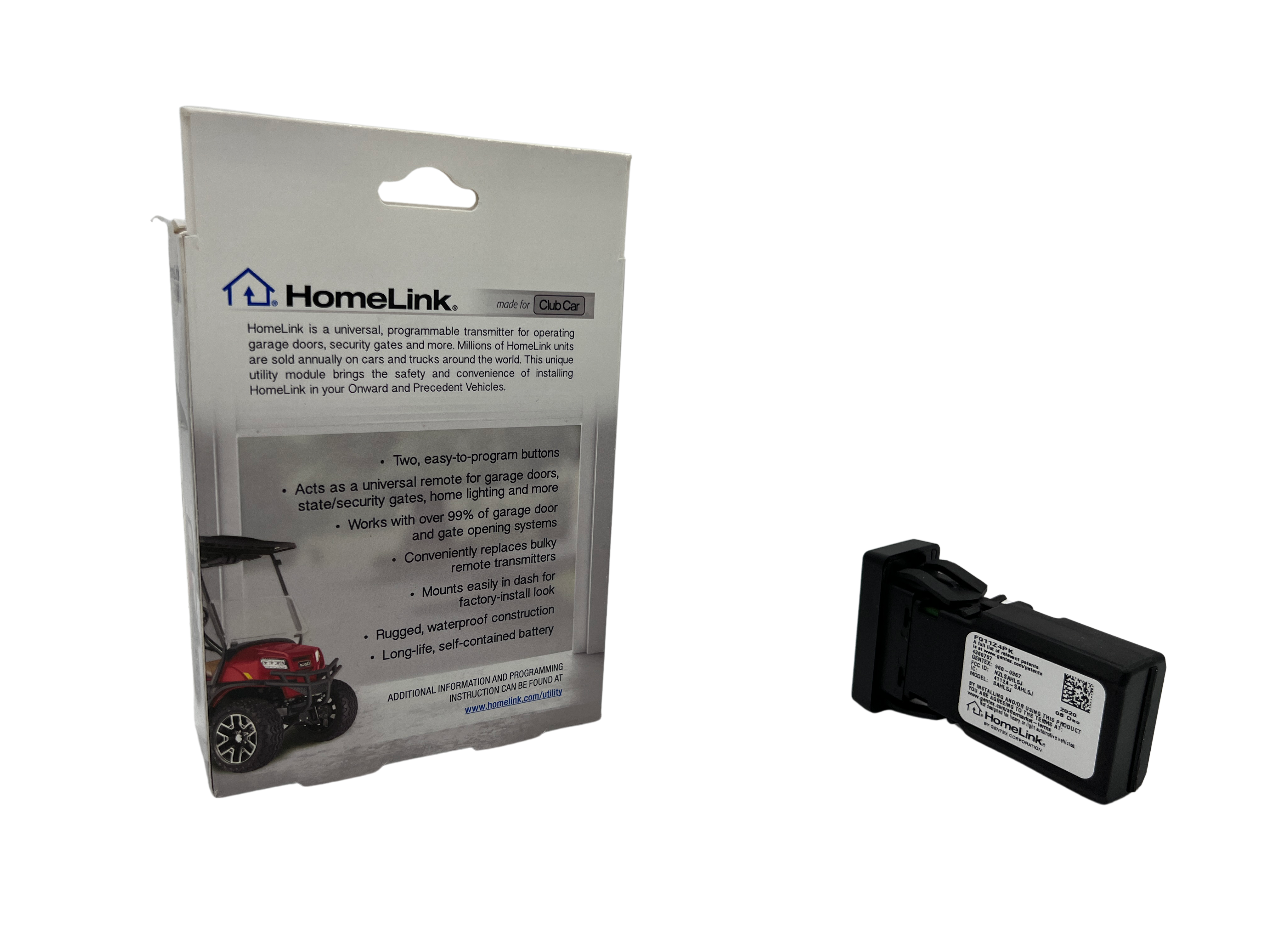 HOMELINK® Universal Garage Door Opener for Club Car